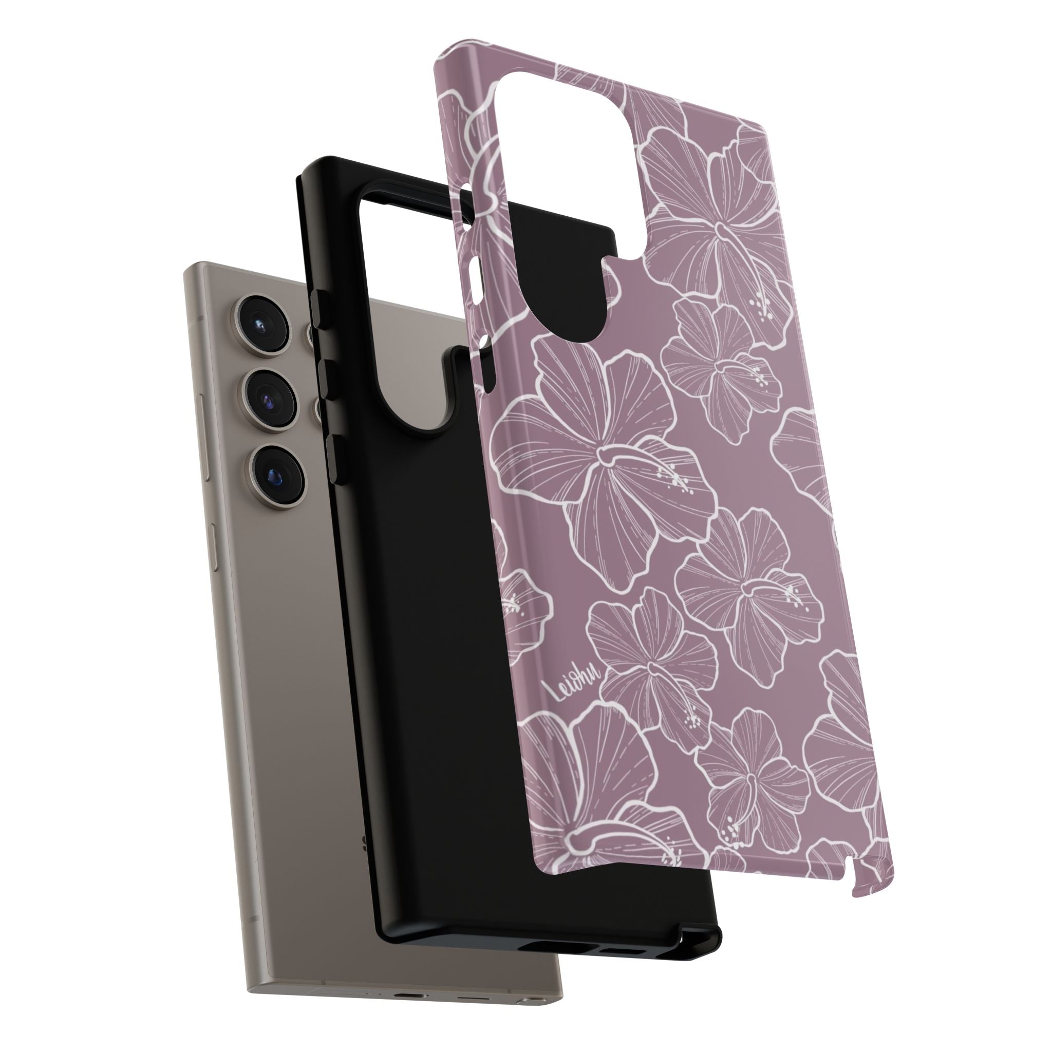 Hibiscus - Lavender - Samsung Galaxy - LEIOHU DESIGNS