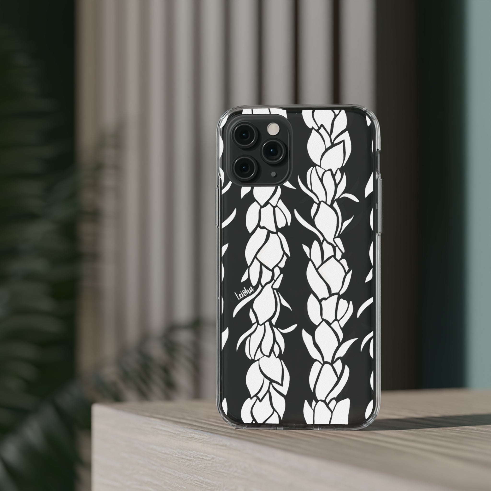 Pikake Lei - Clear Case - LEIOHU DESIGNS