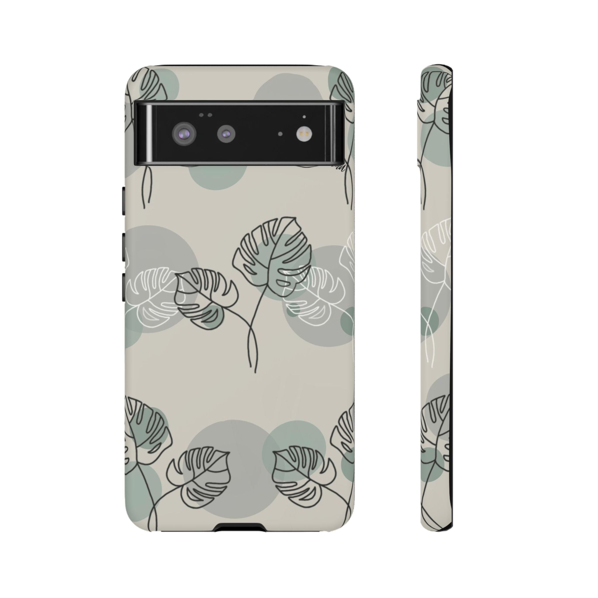 Retro - Monstera - Google Pixel - LEIOHU DESIGNS