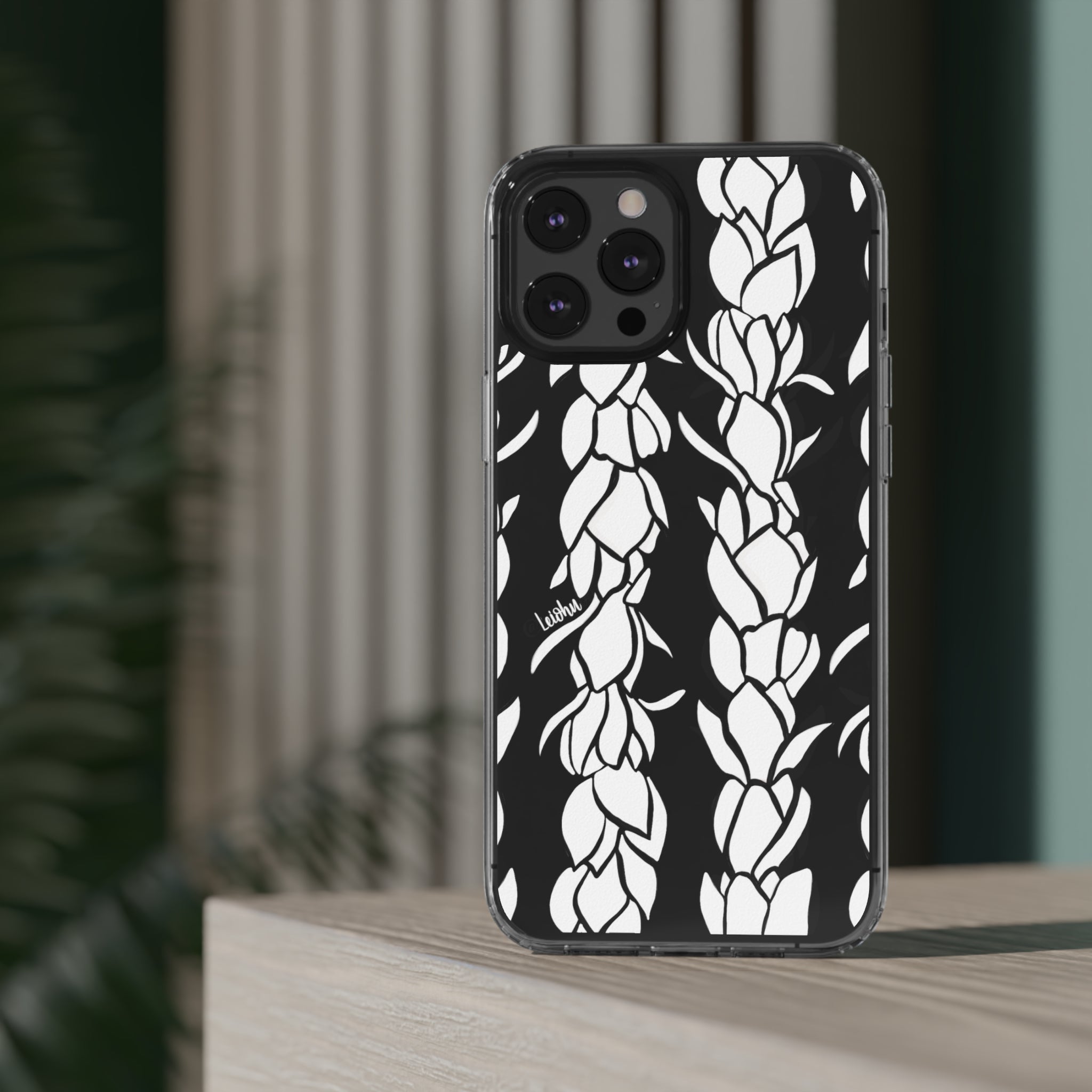 Pikake Lei - Clear Case - LEIOHU DESIGNS