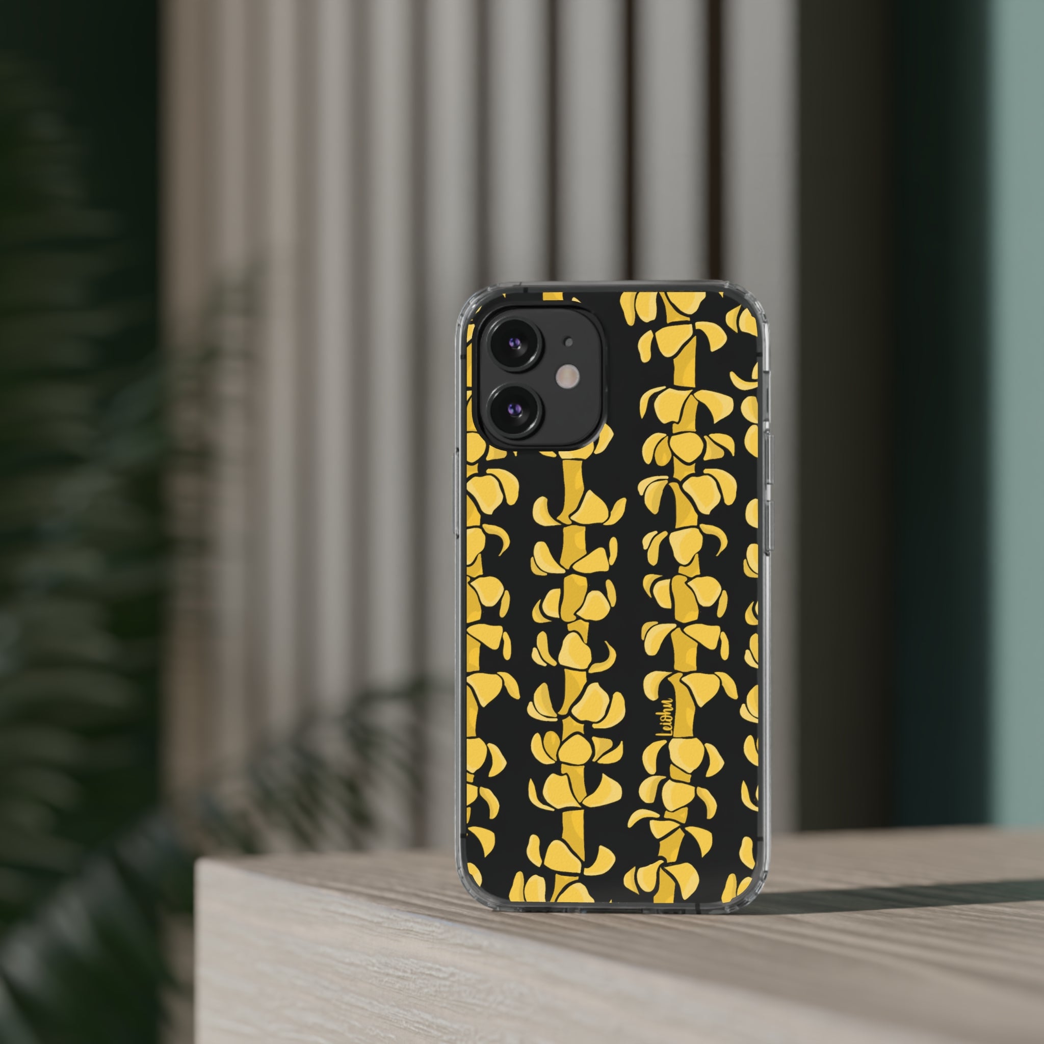 Puakenikeni Lei - Clear Cases - LEIOHU DESIGNS