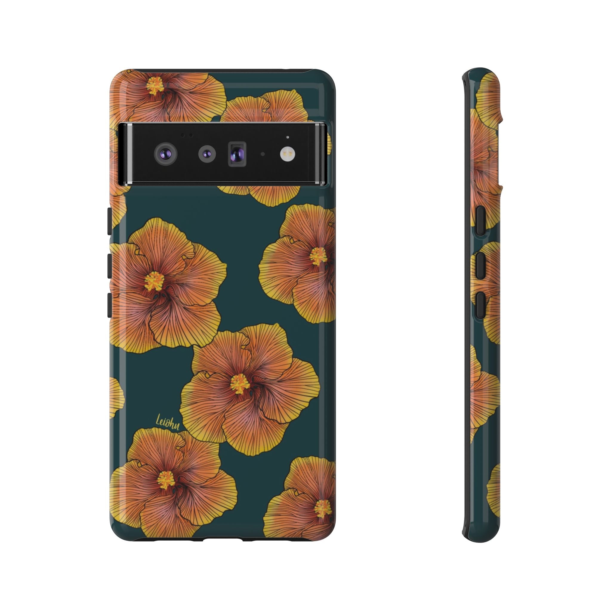 Sunrise Hibiscus - Google Pixel - LEIOHU DESIGNS