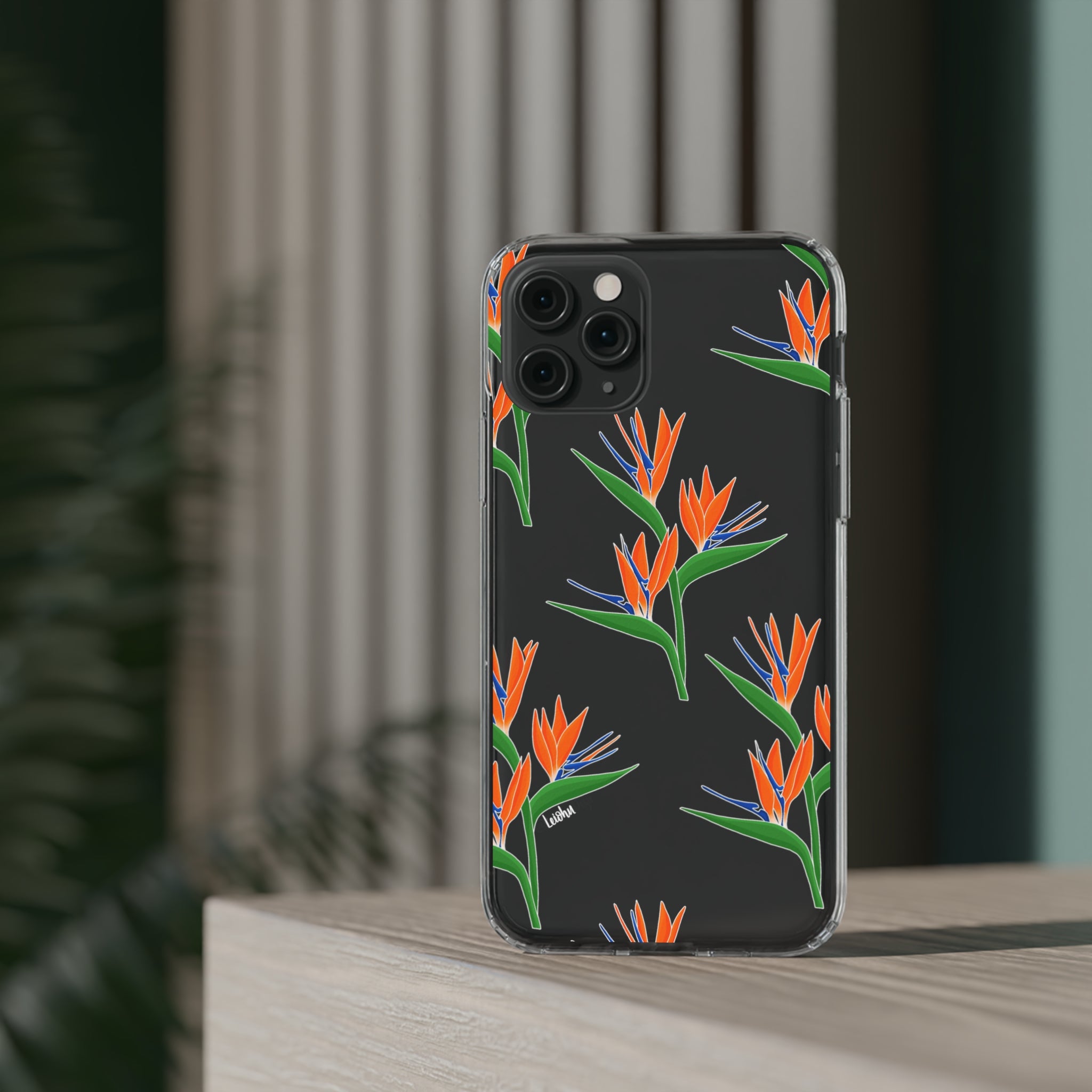 Bird of Paradise - Clear Case - LEIOHU DESIGNS