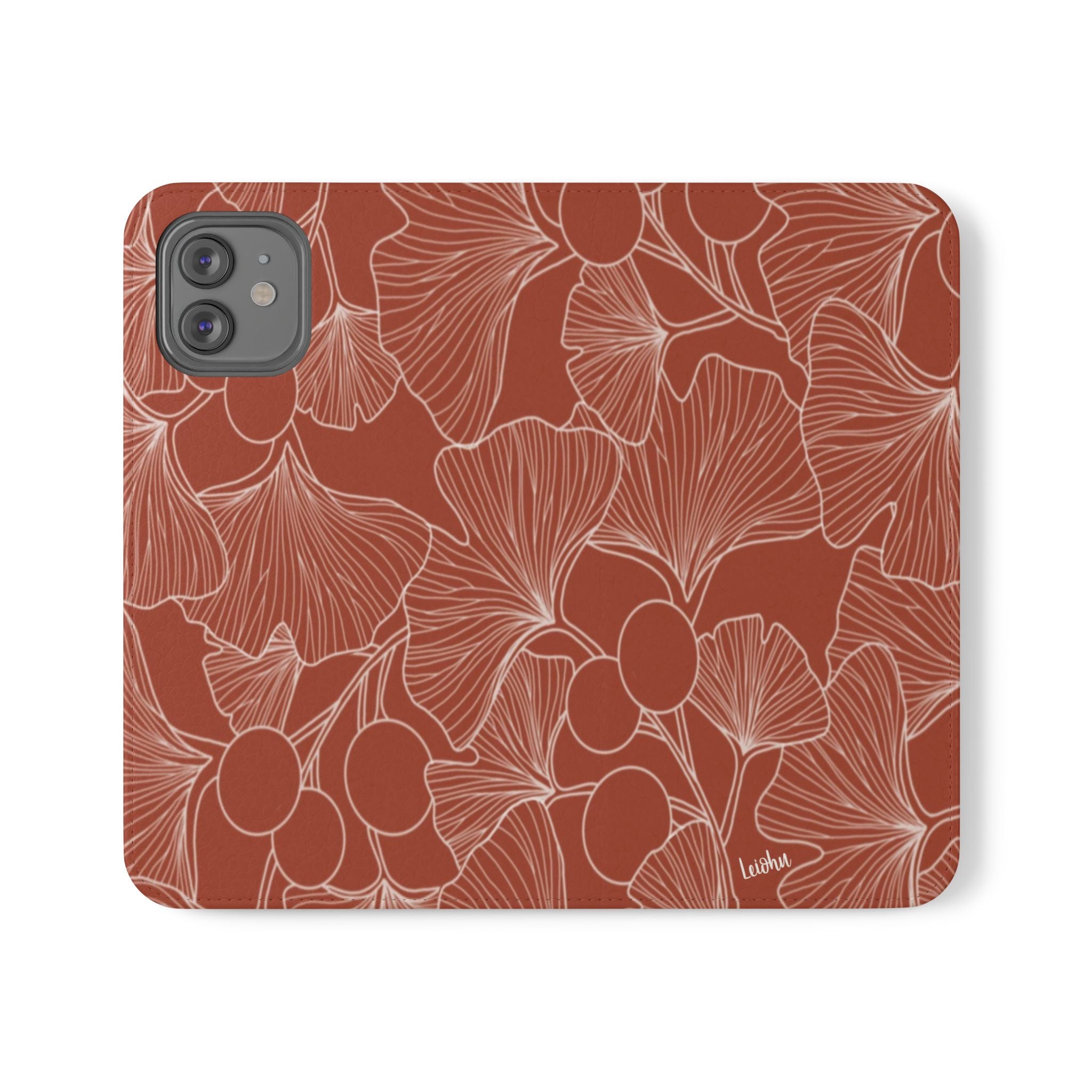 Gingko Rust - Folio case - LEIOHU DESIGNS