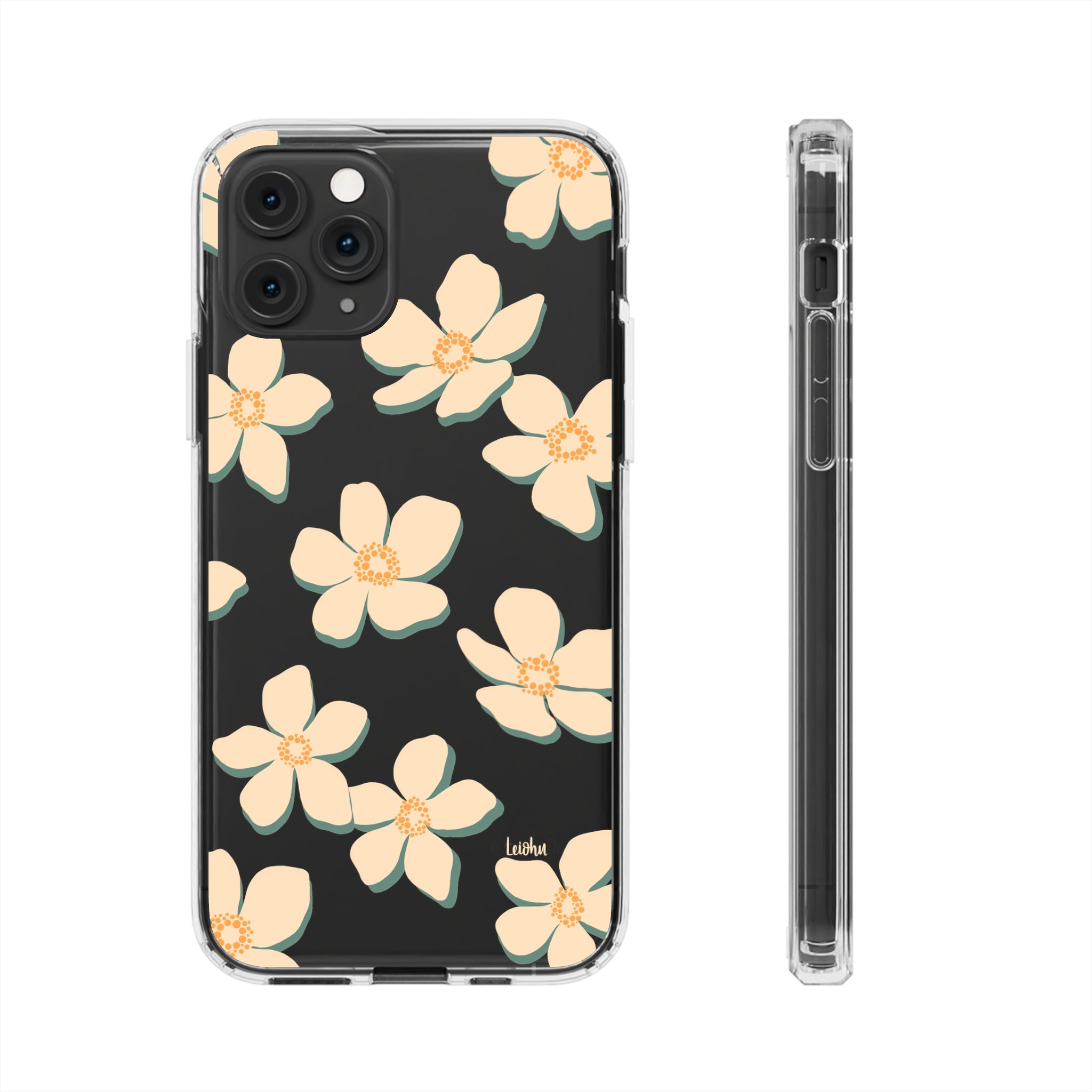 Retro Pua Kala - Clear Case - LEIOHU DESIGNS