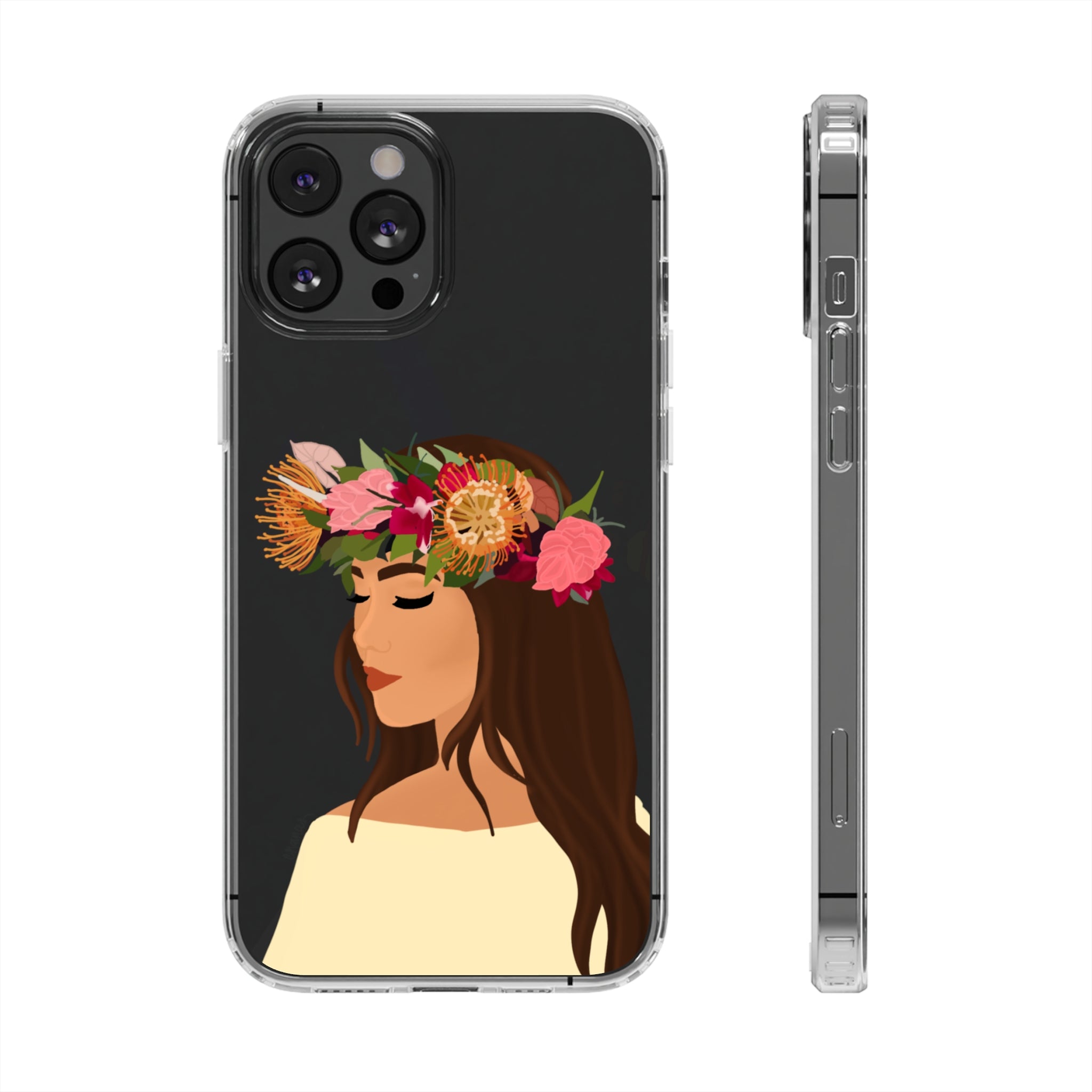 Lei Po'o - Clear Case - LEIOHU DESIGNS