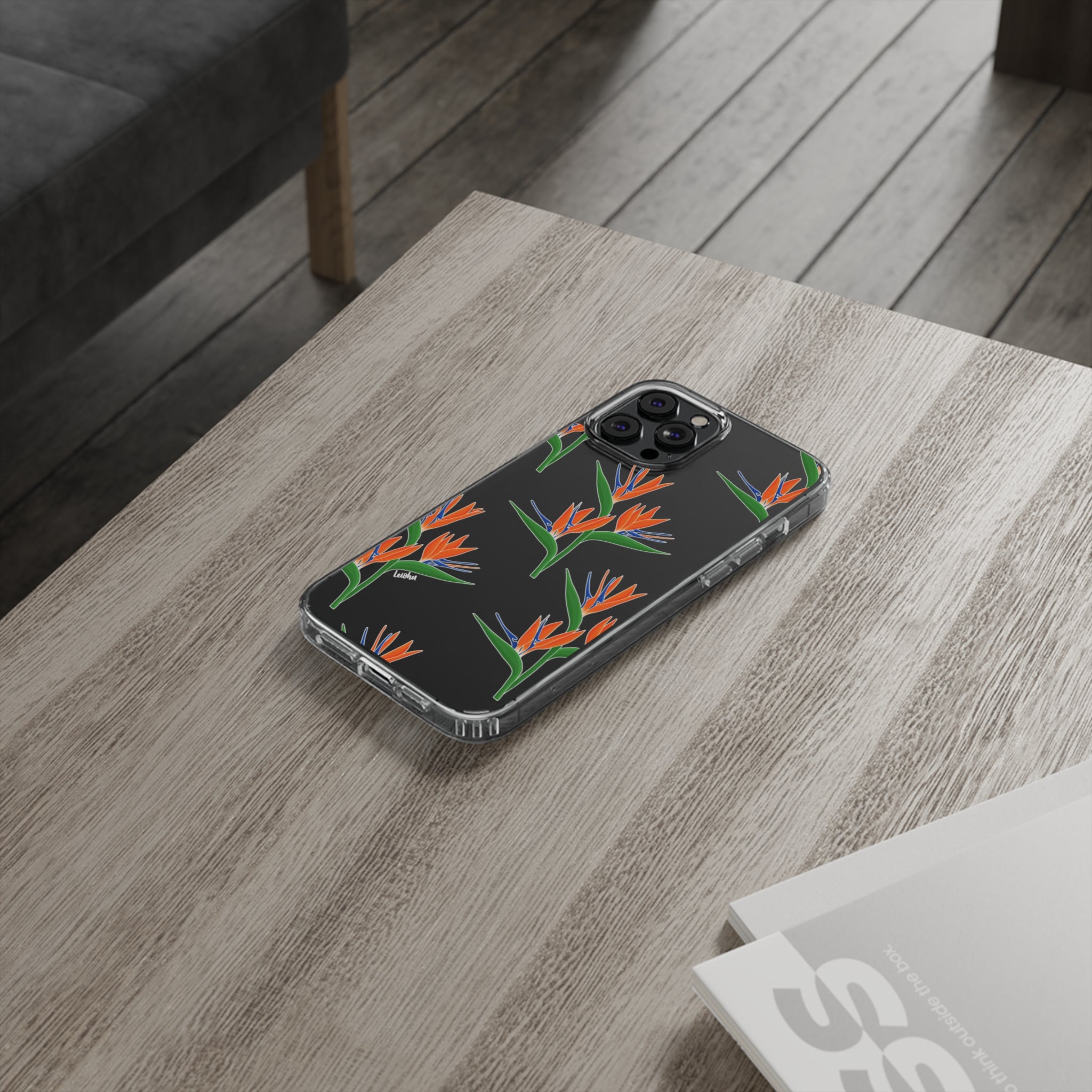 Bird of Paradise - Clear Case - LEIOHU DESIGNS