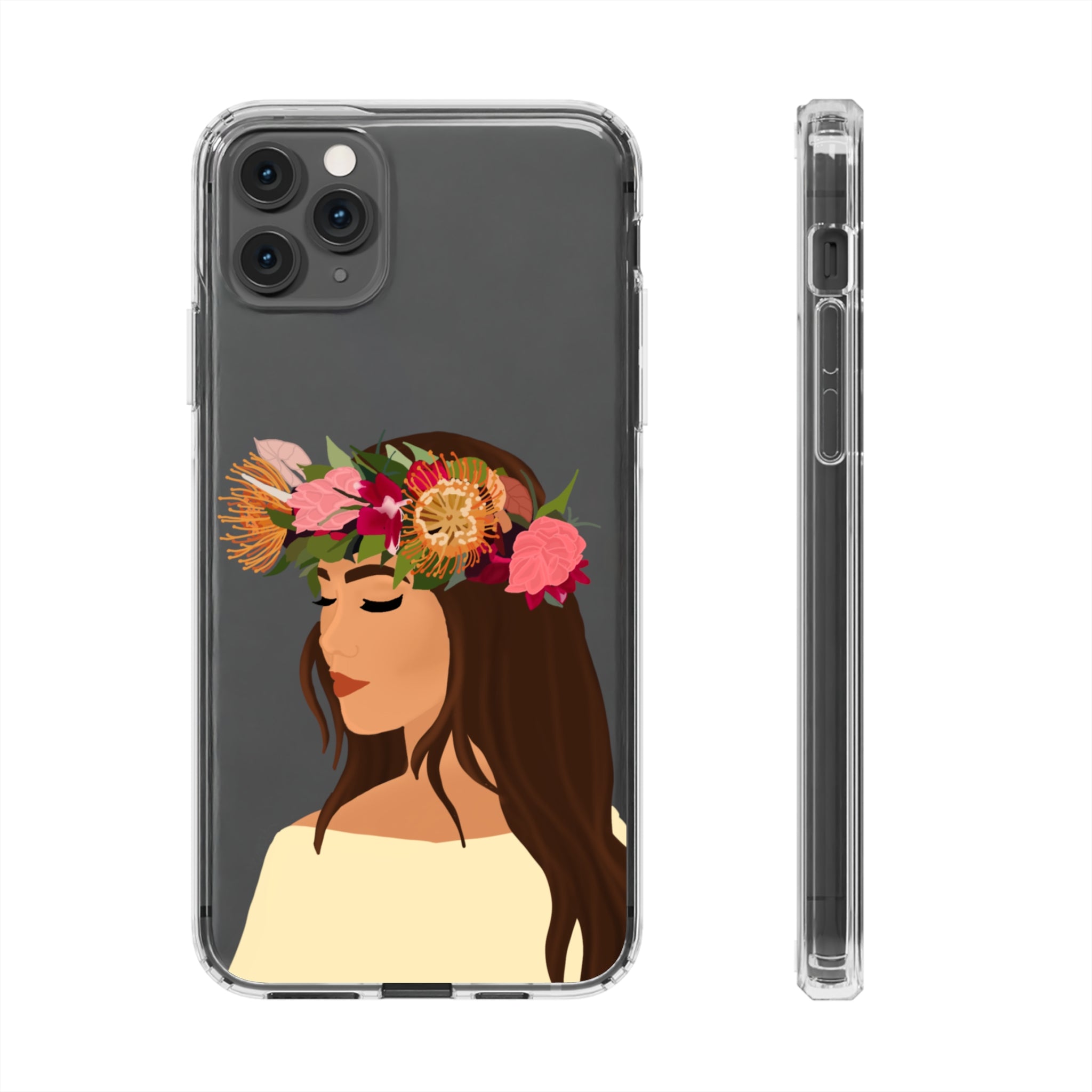 Lei Po'o - Clear Case - LEIOHU DESIGNS