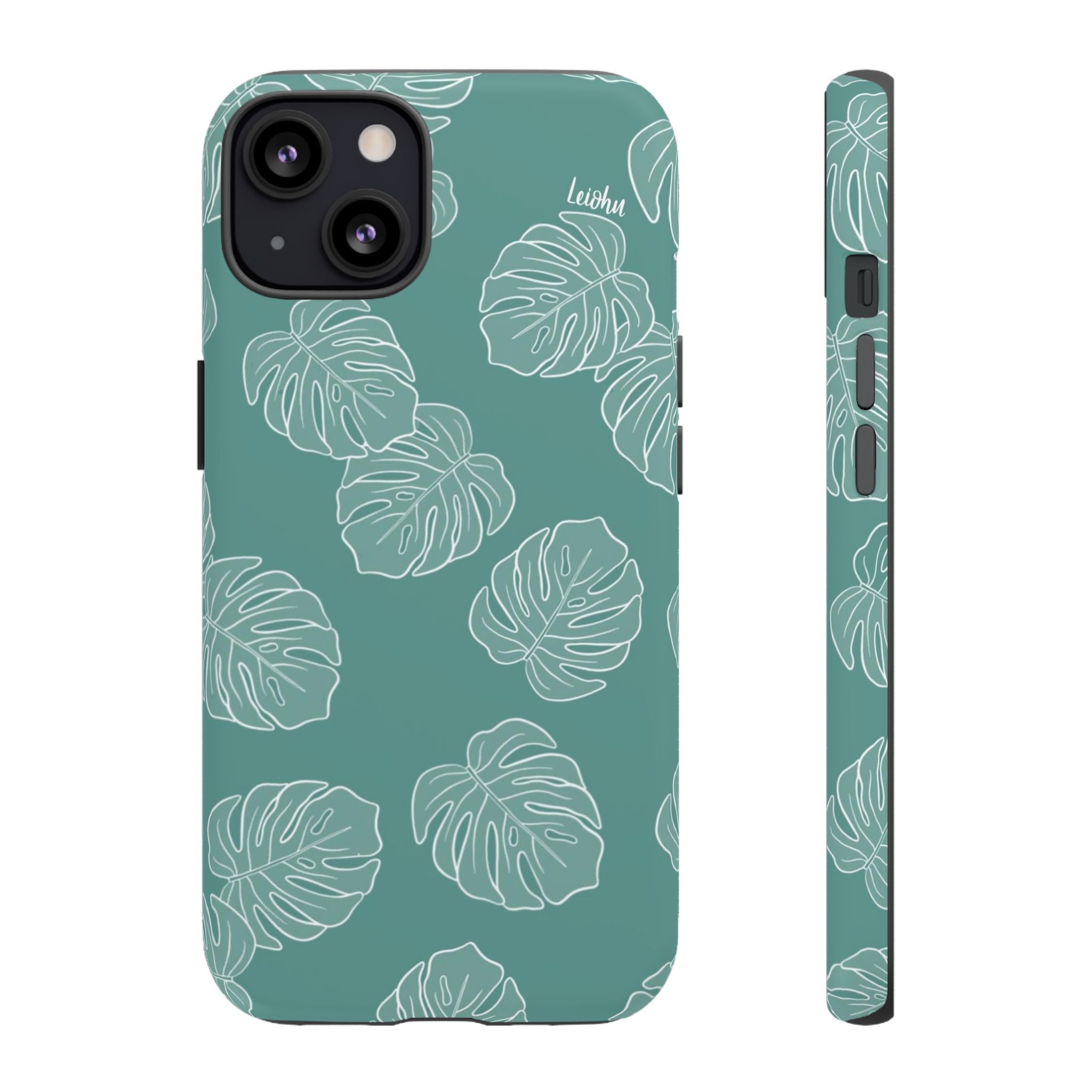 Monstera Teal - LEIOHU DESIGNS