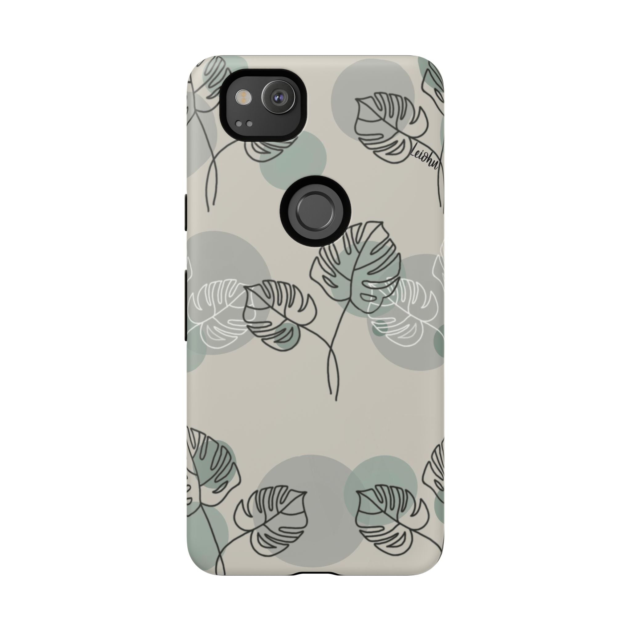 Retro - Monstera - Google Pixel - LEIOHU DESIGNS