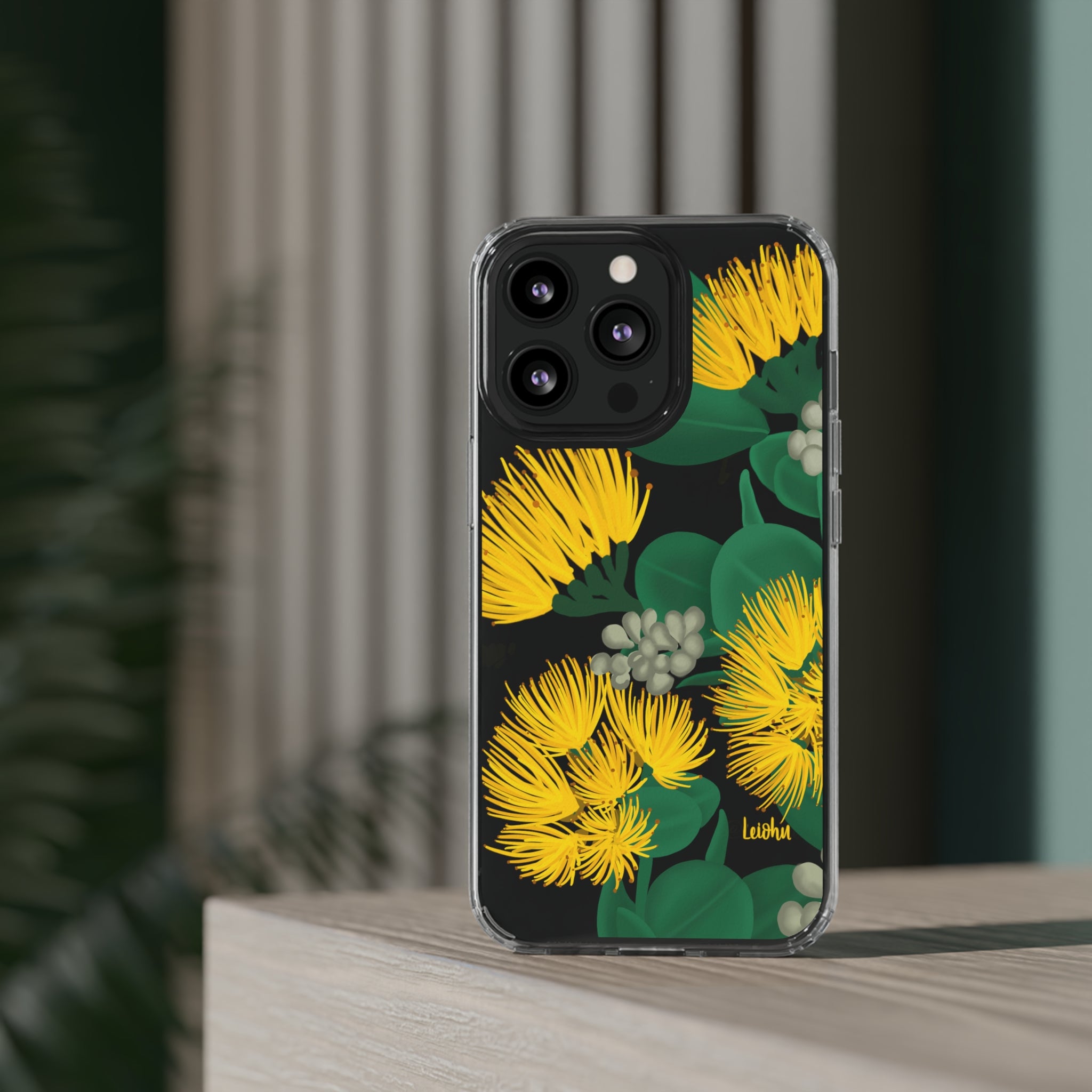 Ohi'a Lehua - Melemele - Clear Case - LEIOHU DESIGNS