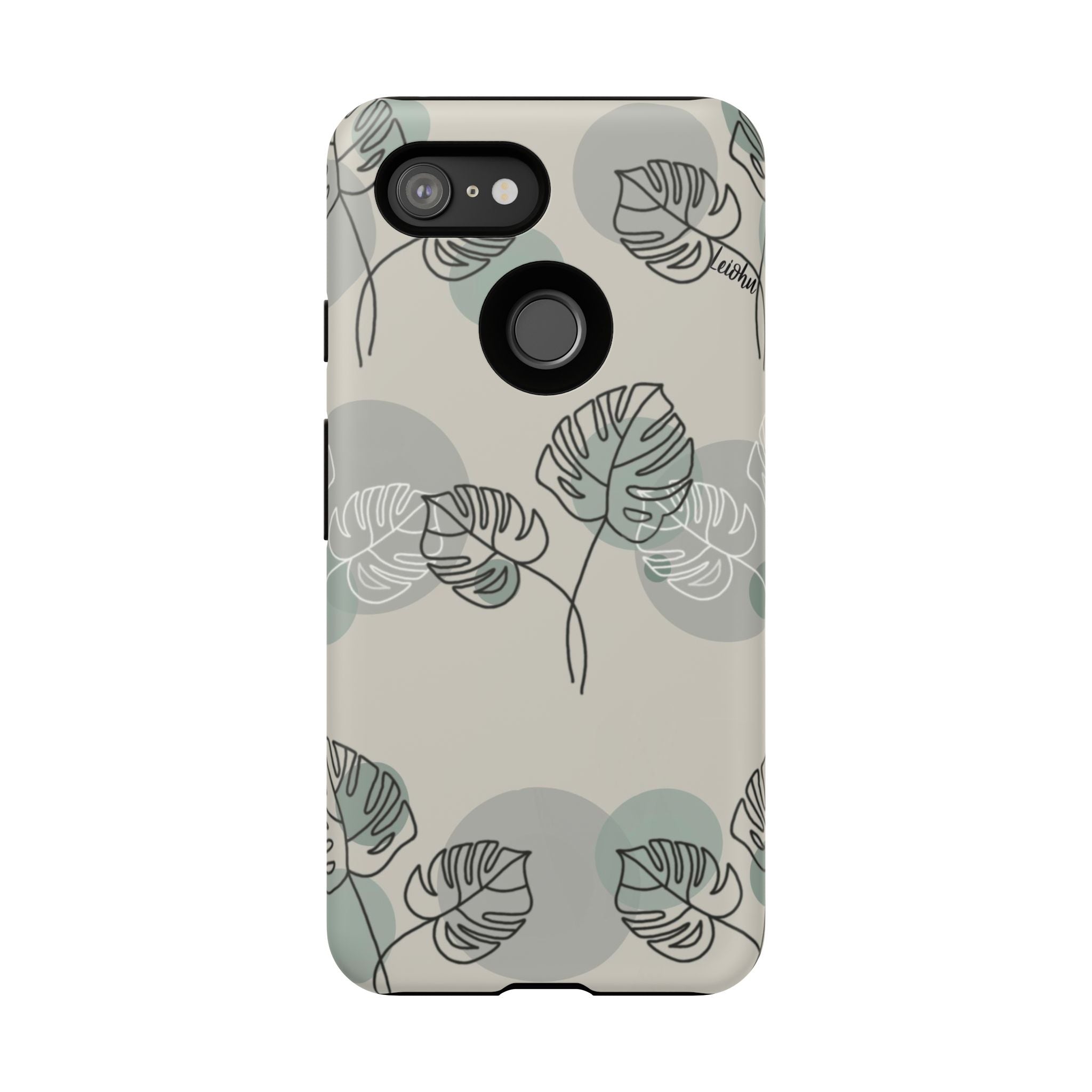 Retro - Monstera - Google Pixel - LEIOHU DESIGNS