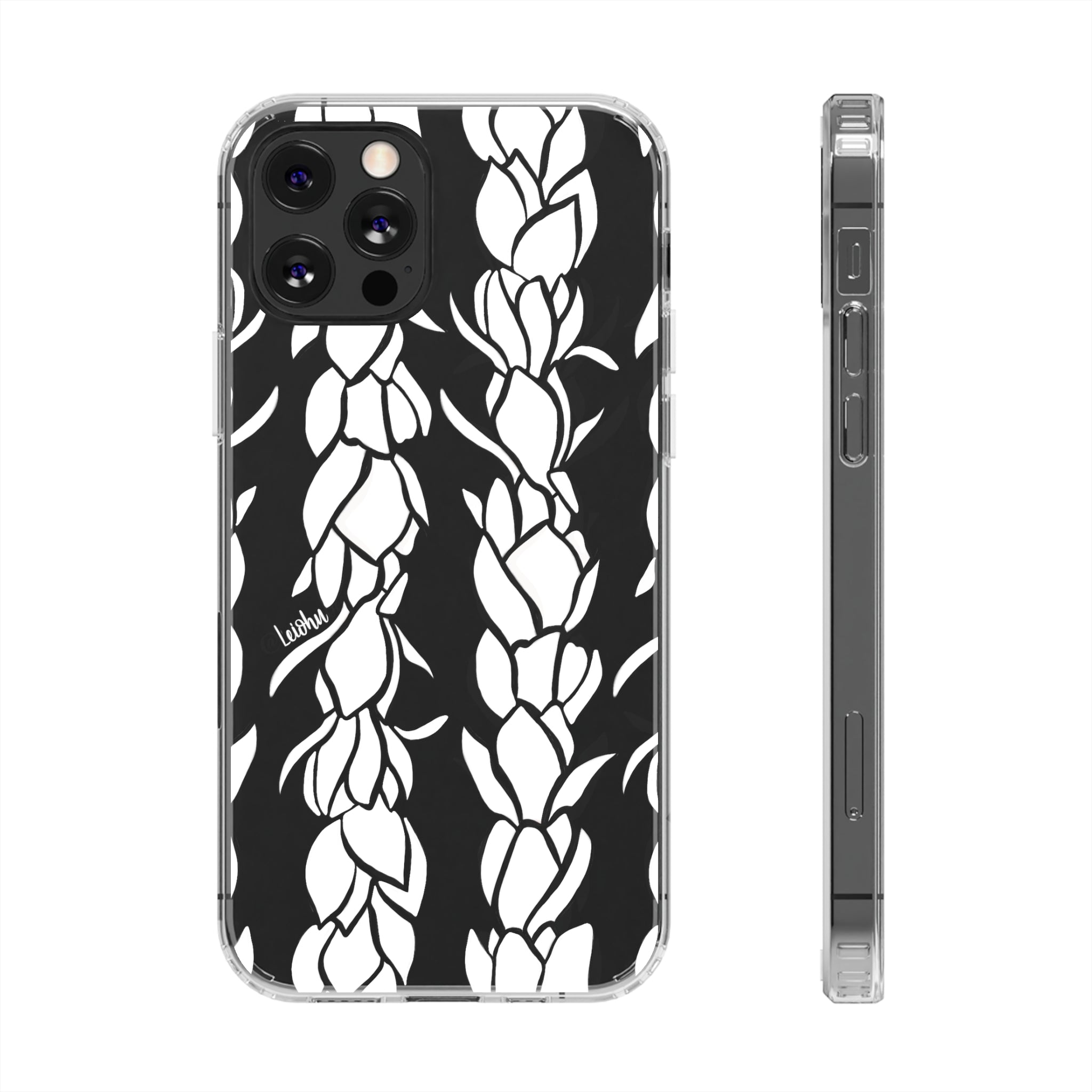 Pikake Lei - Clear Case - LEIOHU DESIGNS