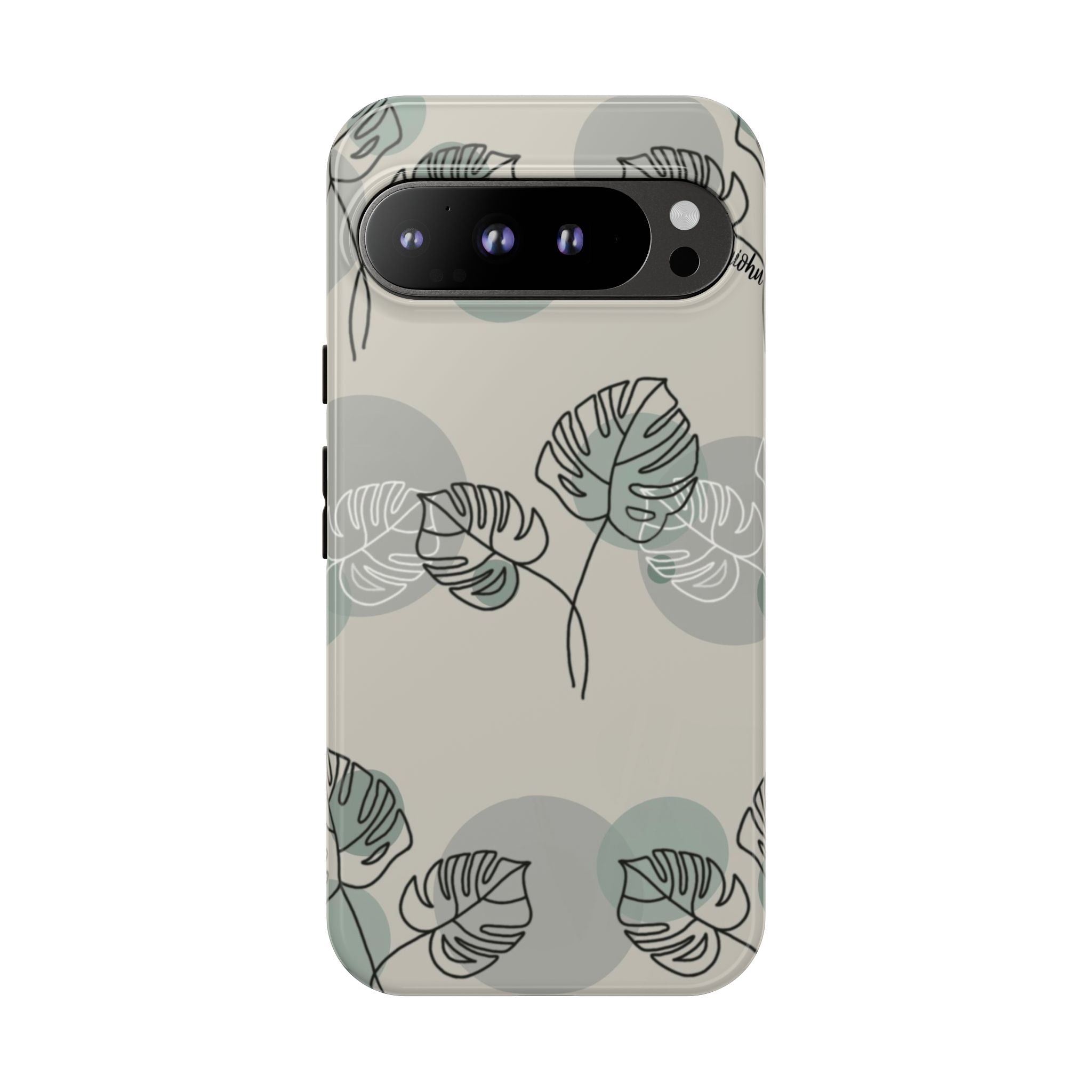 Retro - Monstera - Google Pixel - LEIOHU DESIGNS