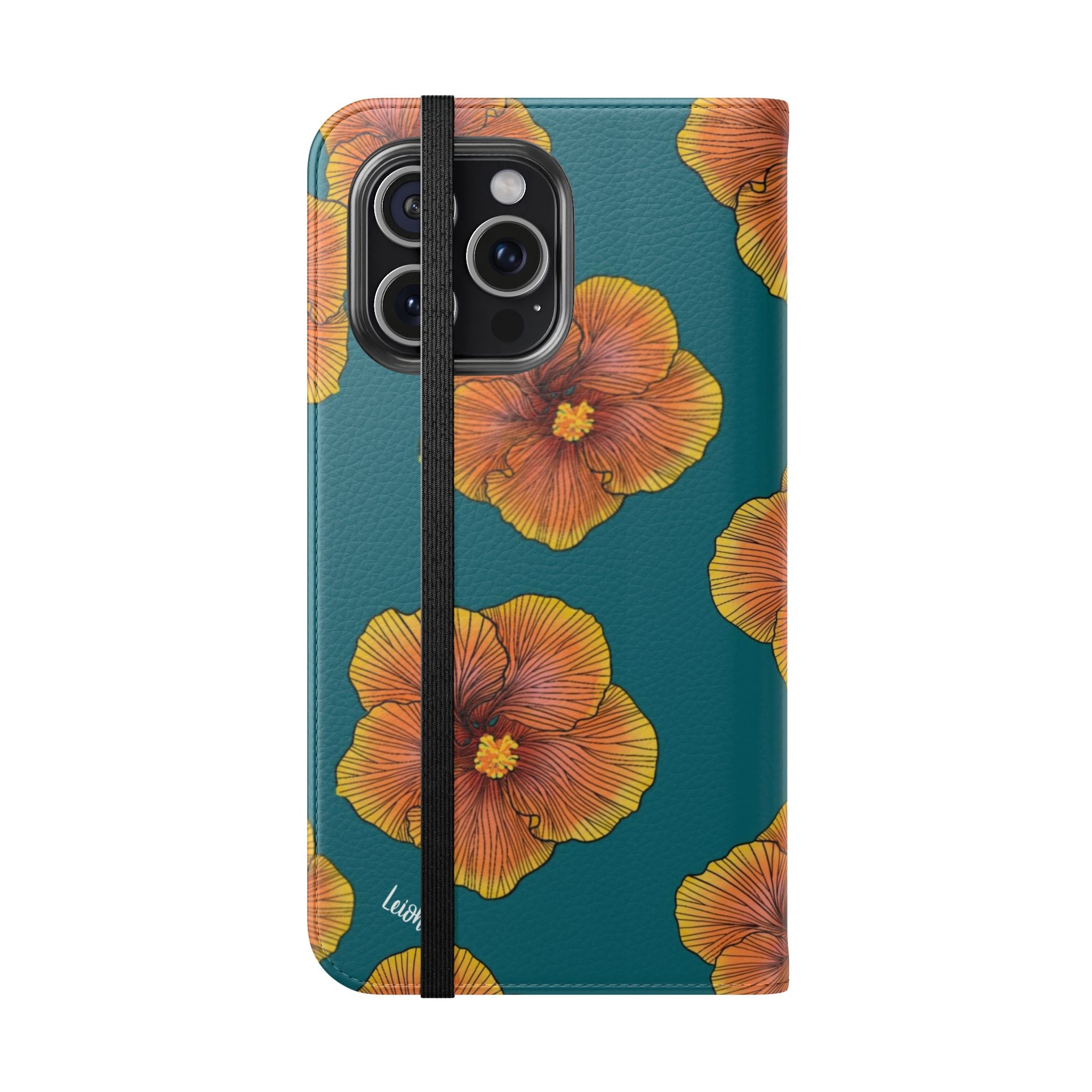 Sunrise Hibiscus - Folio case - LEIOHU DESIGNS