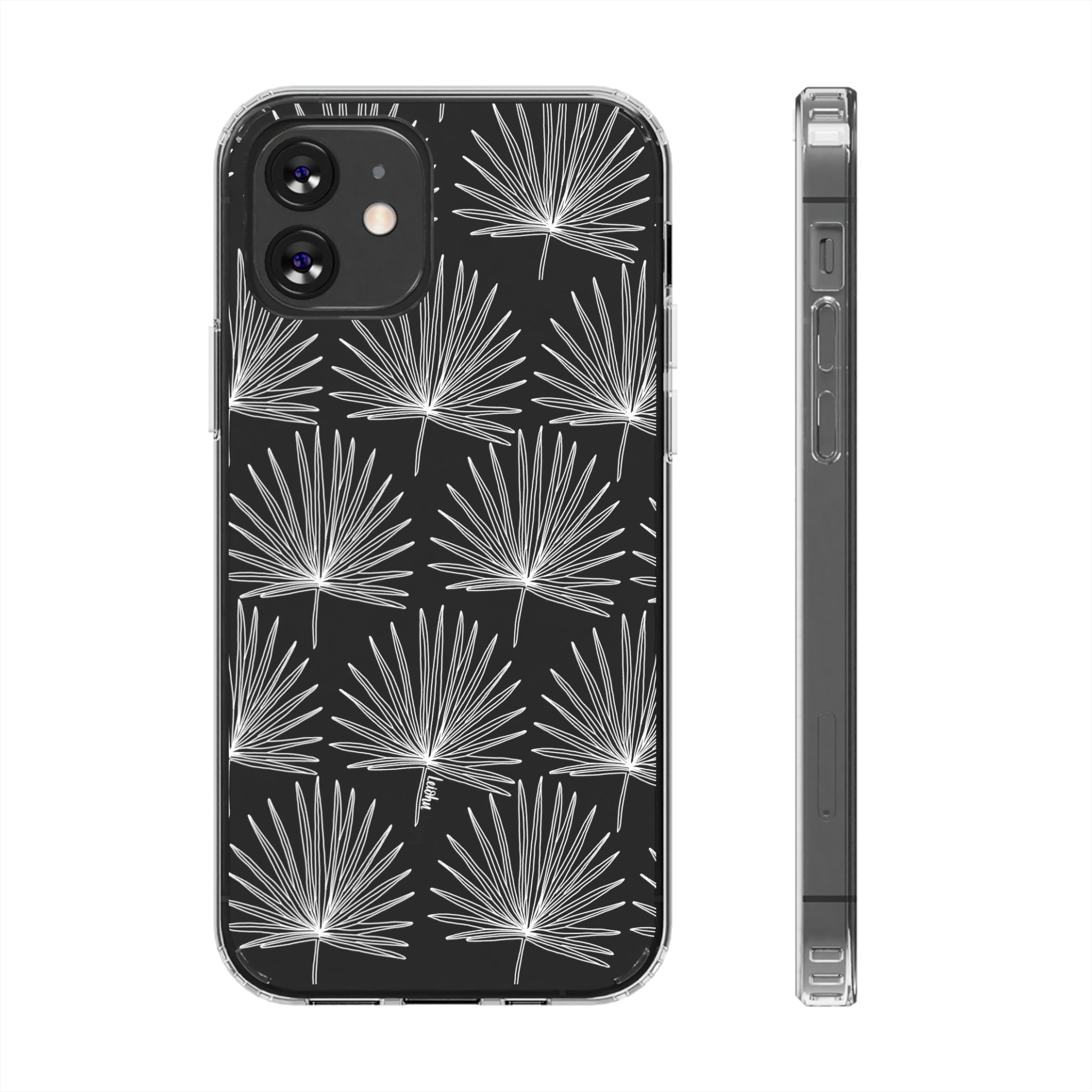 FAN PALM - Clear Case - LEIOHU DESIGNS