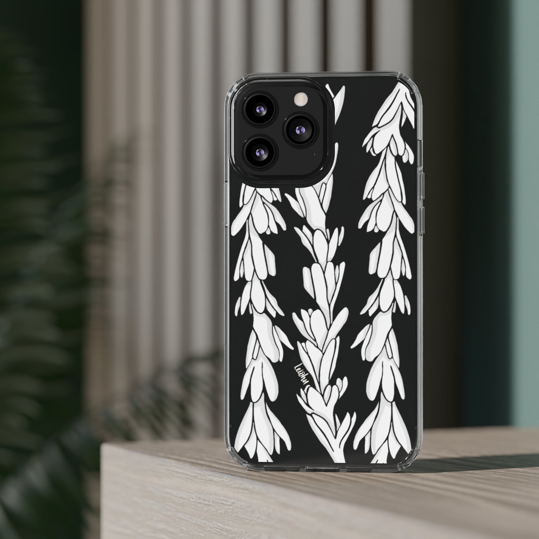 Tuberose Lei - Clear Case - LEIOHU DESIGNS