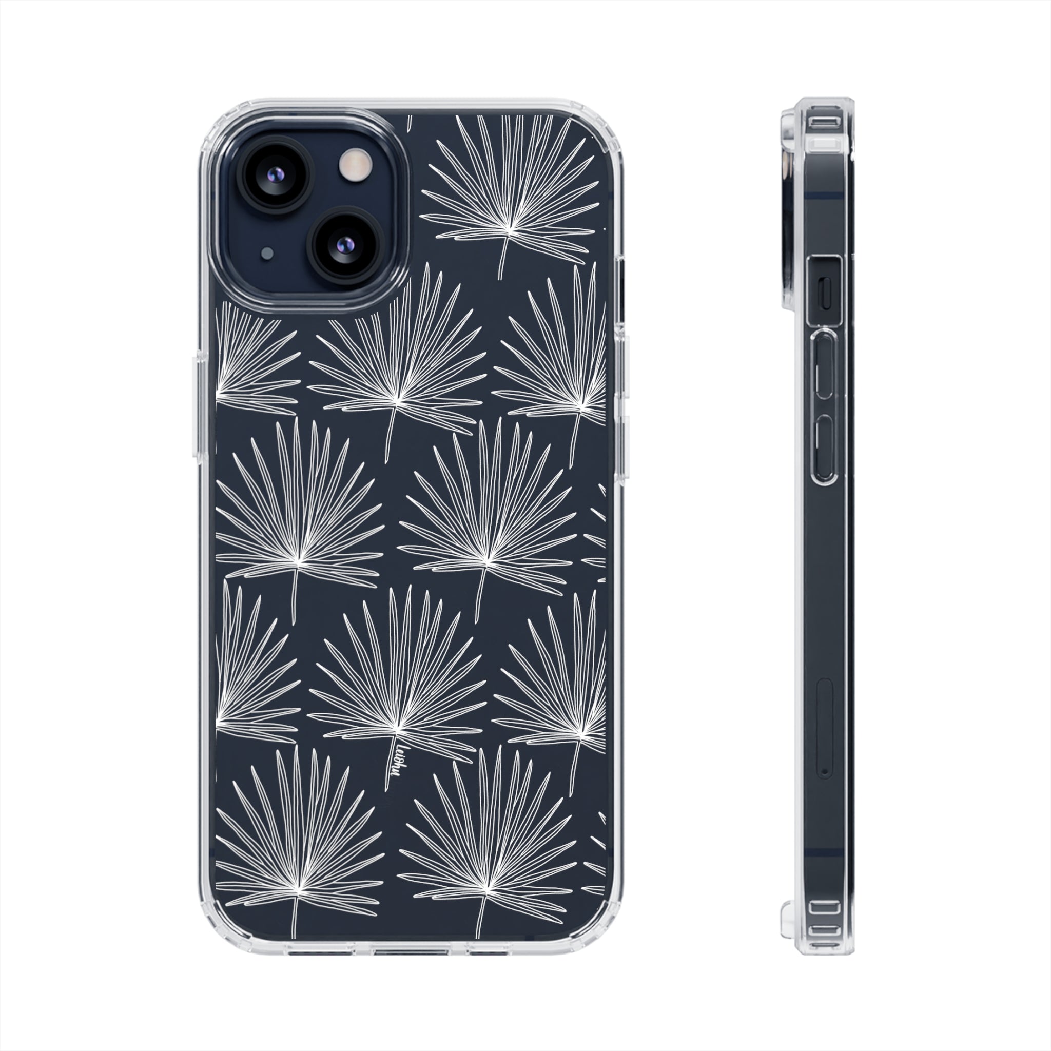 FAN PALM - Clear Case - LEIOHU DESIGNS