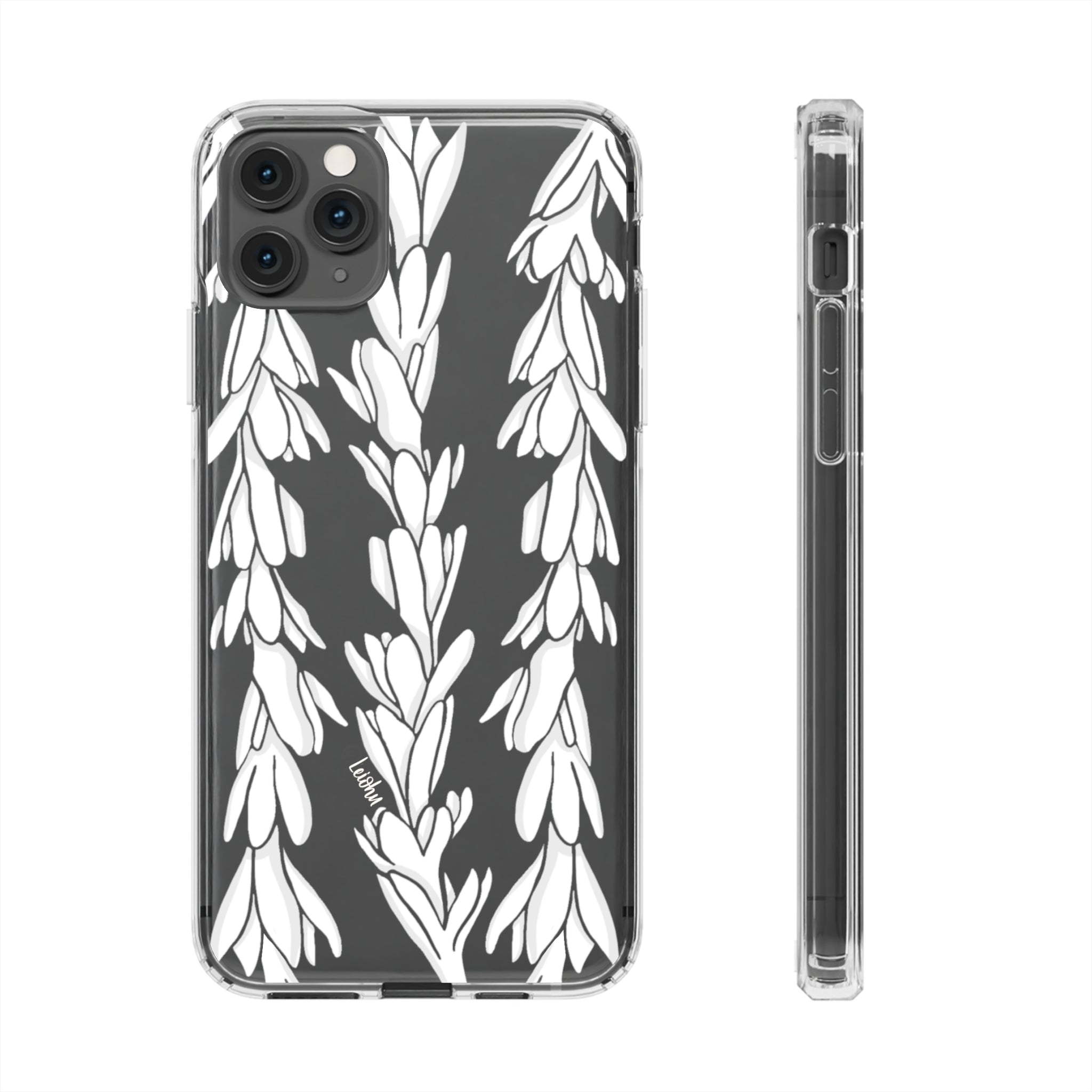 Tuberose Lei - Clear Case - LEIOHU DESIGNS
