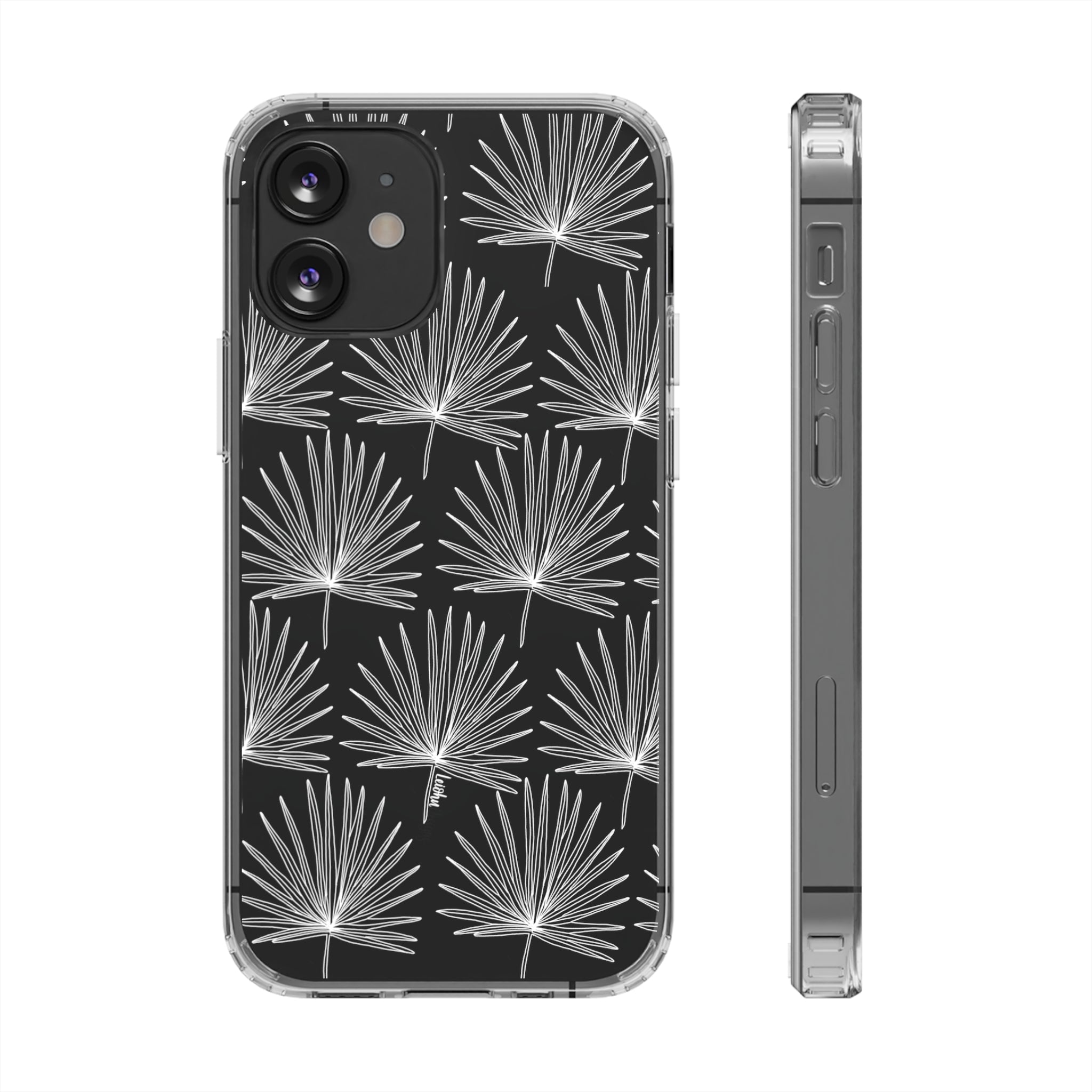 FAN PALM - Clear Case - LEIOHU DESIGNS