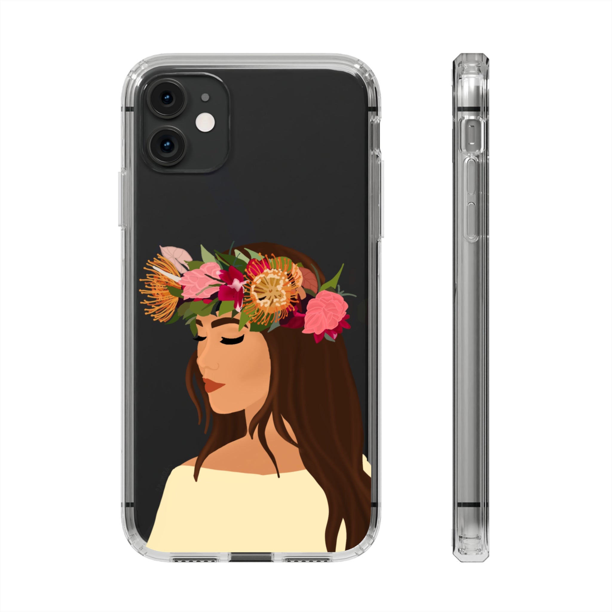 Lei Po'o - Clear Case - LEIOHU DESIGNS