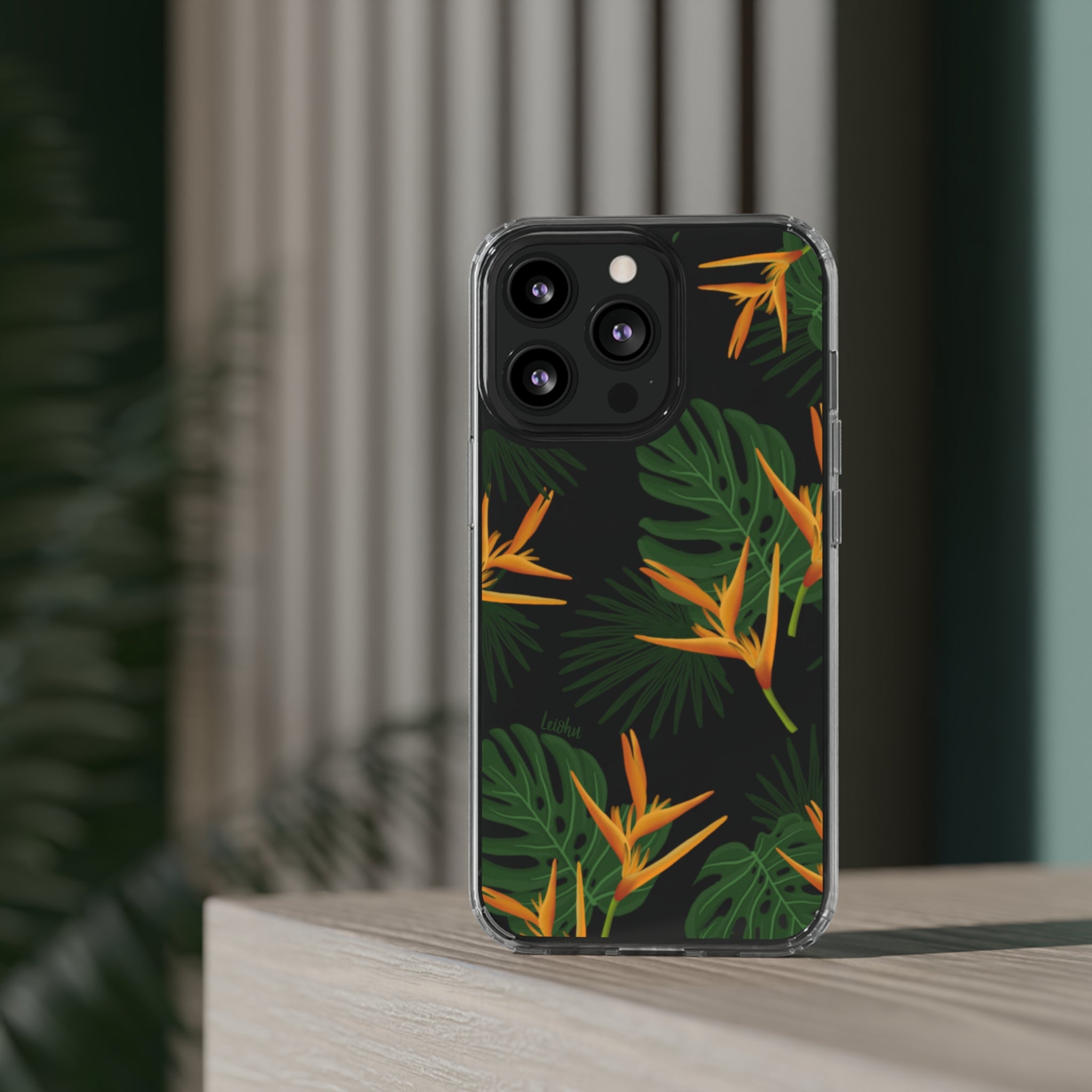 Vintage Paradise -Clear Case - LEIOHU DESIGNS