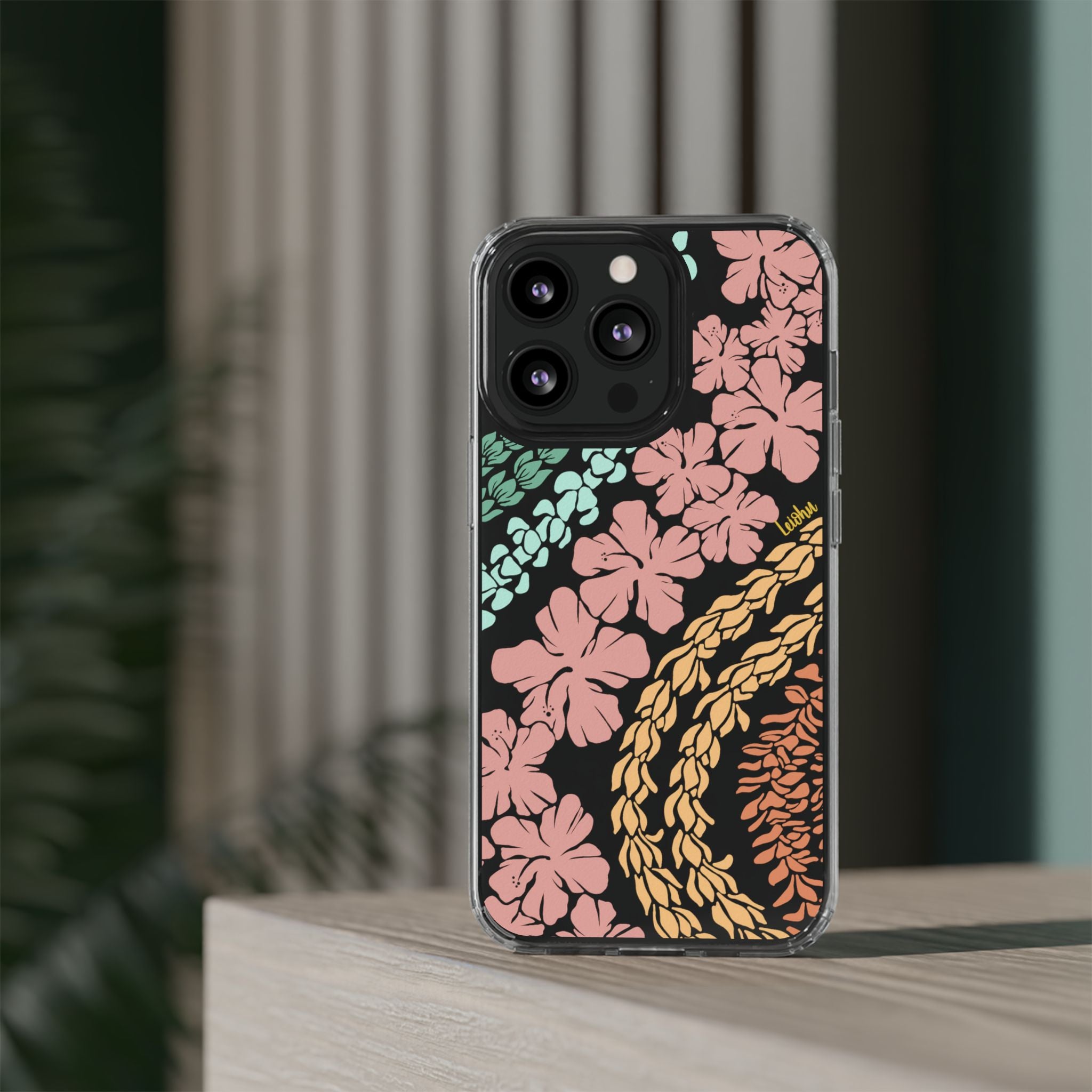 Groovy Lei - Clear Case - LEIOHU DESIGNS