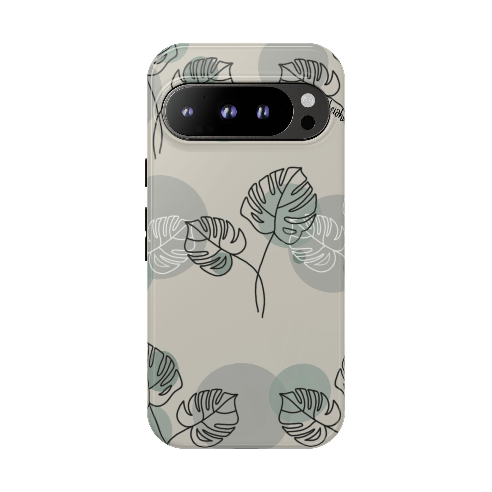 Retro - Monstera - Google Pixel - LEIOHU DESIGNS
