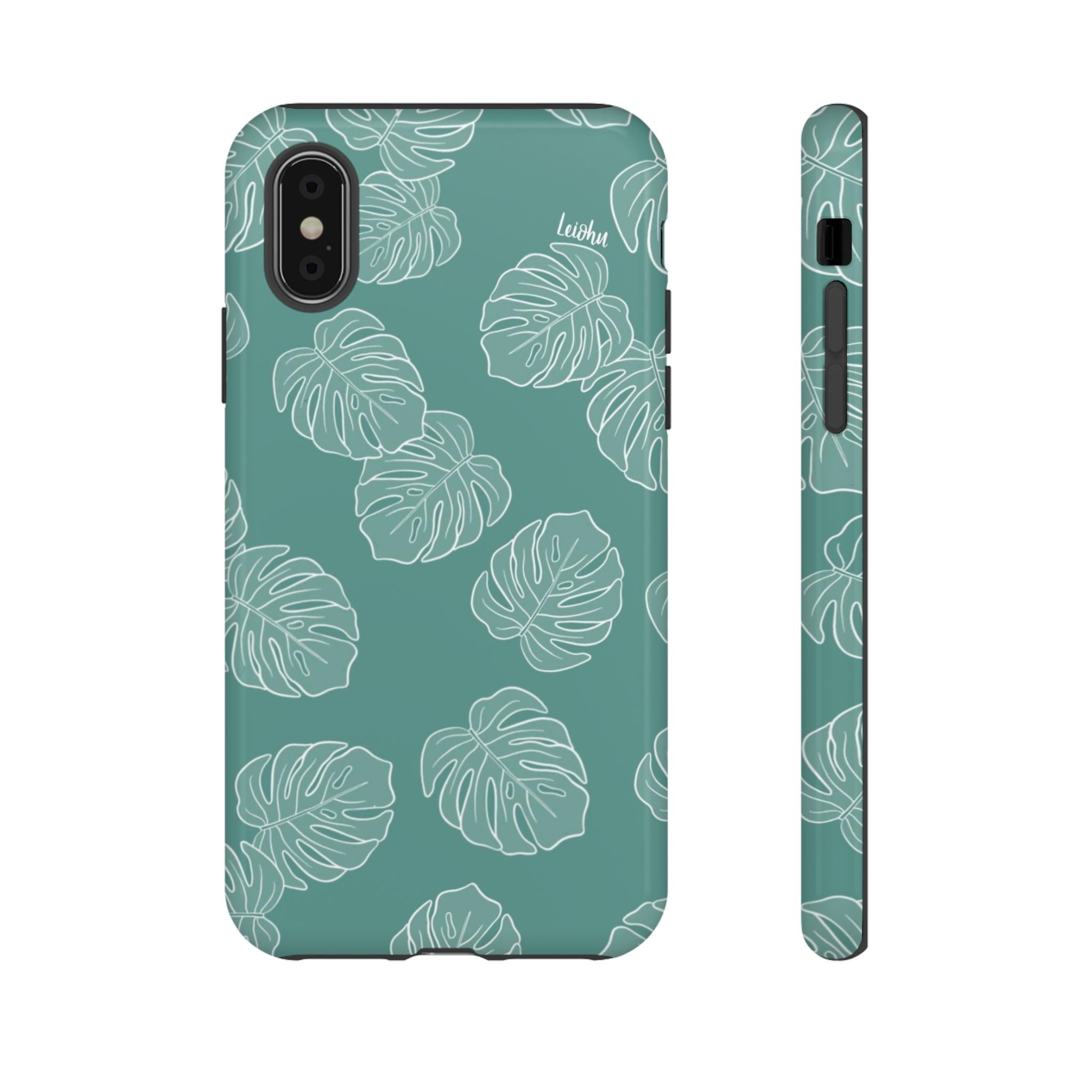 Monstera Teal - LEIOHU DESIGNS