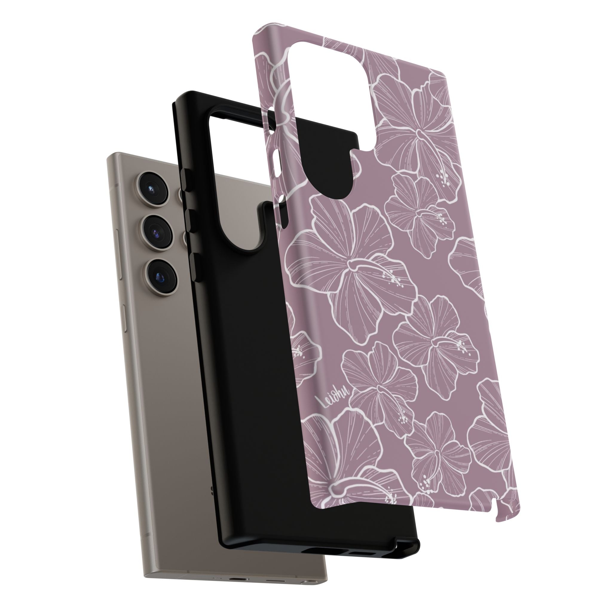 Hibiscus - Lavender - Samsung Galaxy - LEIOHU DESIGNS