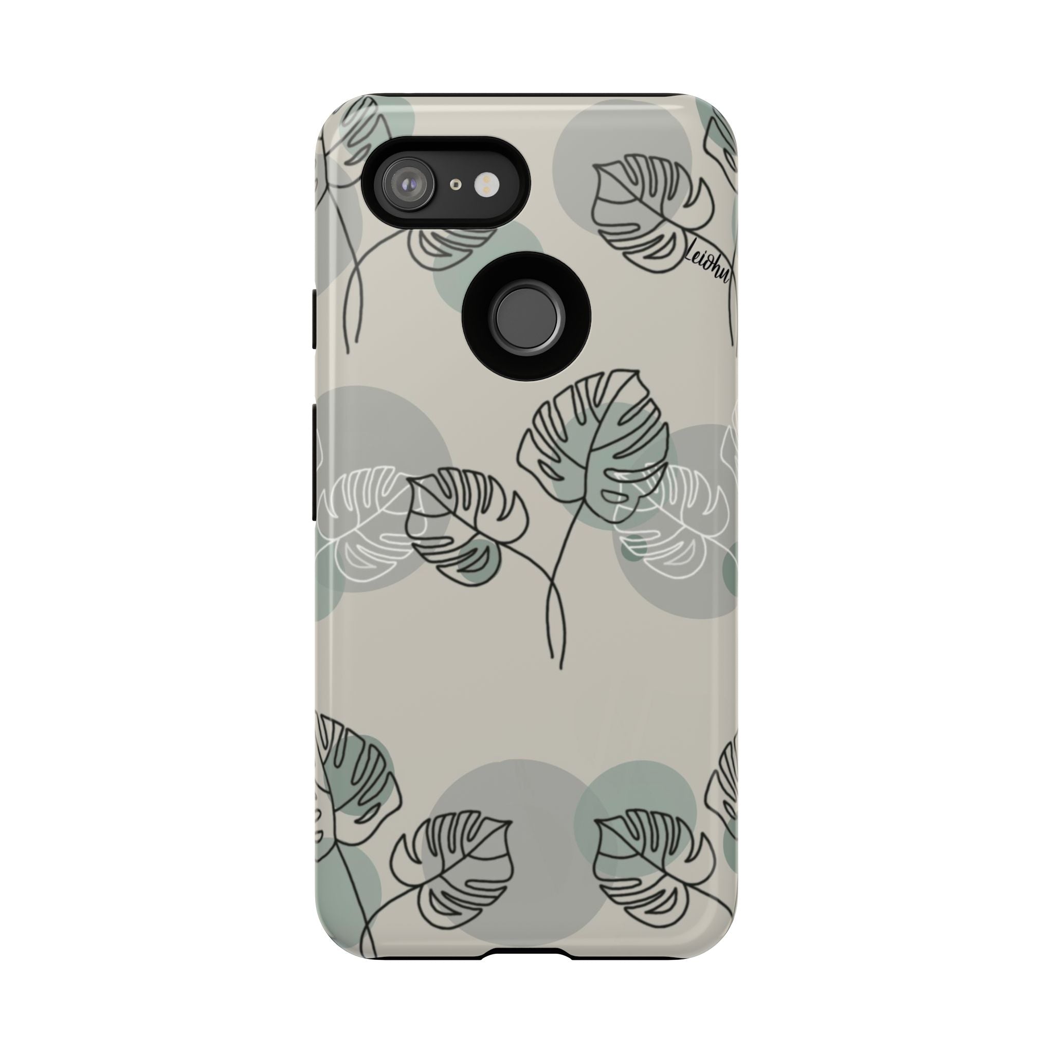 Retro - Monstera - Google Pixel - LEIOHU DESIGNS