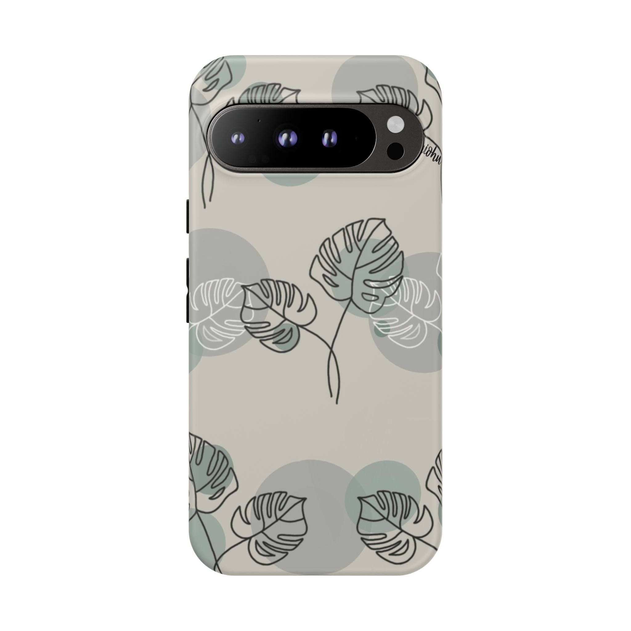 Retro - Monstera - Google Pixel - LEIOHU DESIGNS
