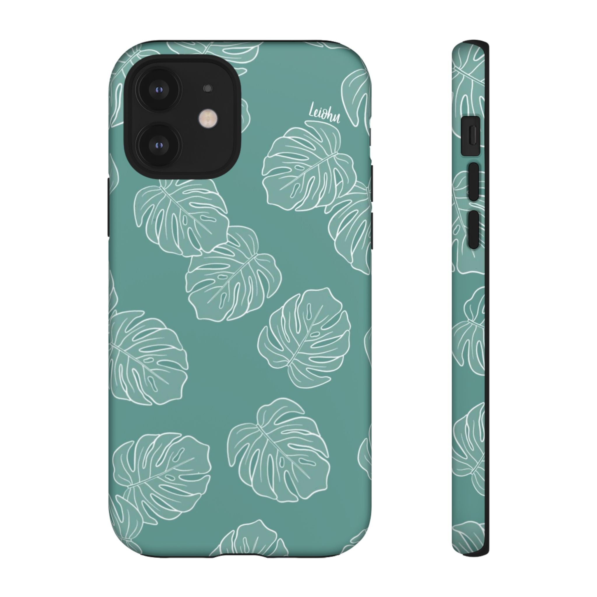 Monstera Teal - LEIOHU DESIGNS