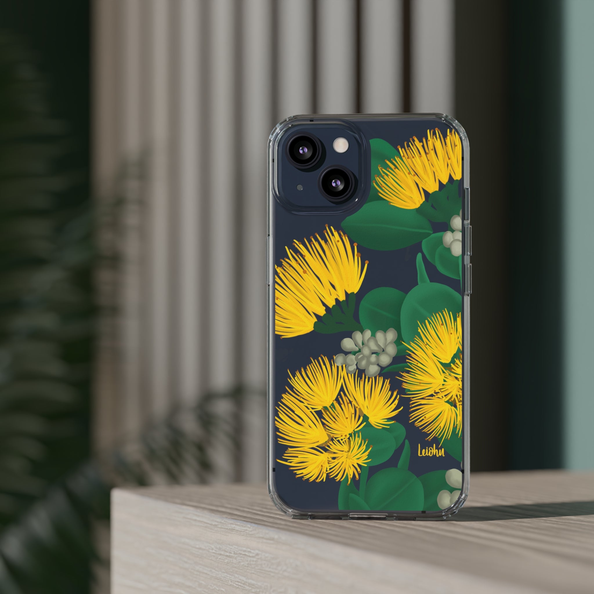 Ohi'a Lehua - Melemele - Clear Case - LEIOHU DESIGNS