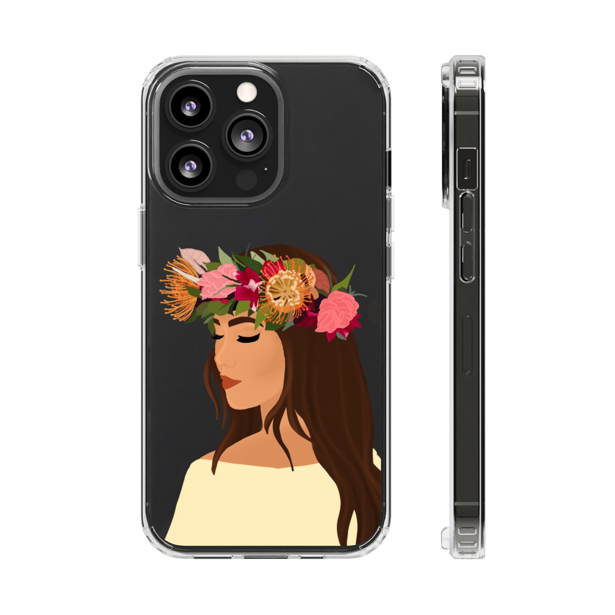 Lei Po'o - Clear Case - LEIOHU DESIGNS