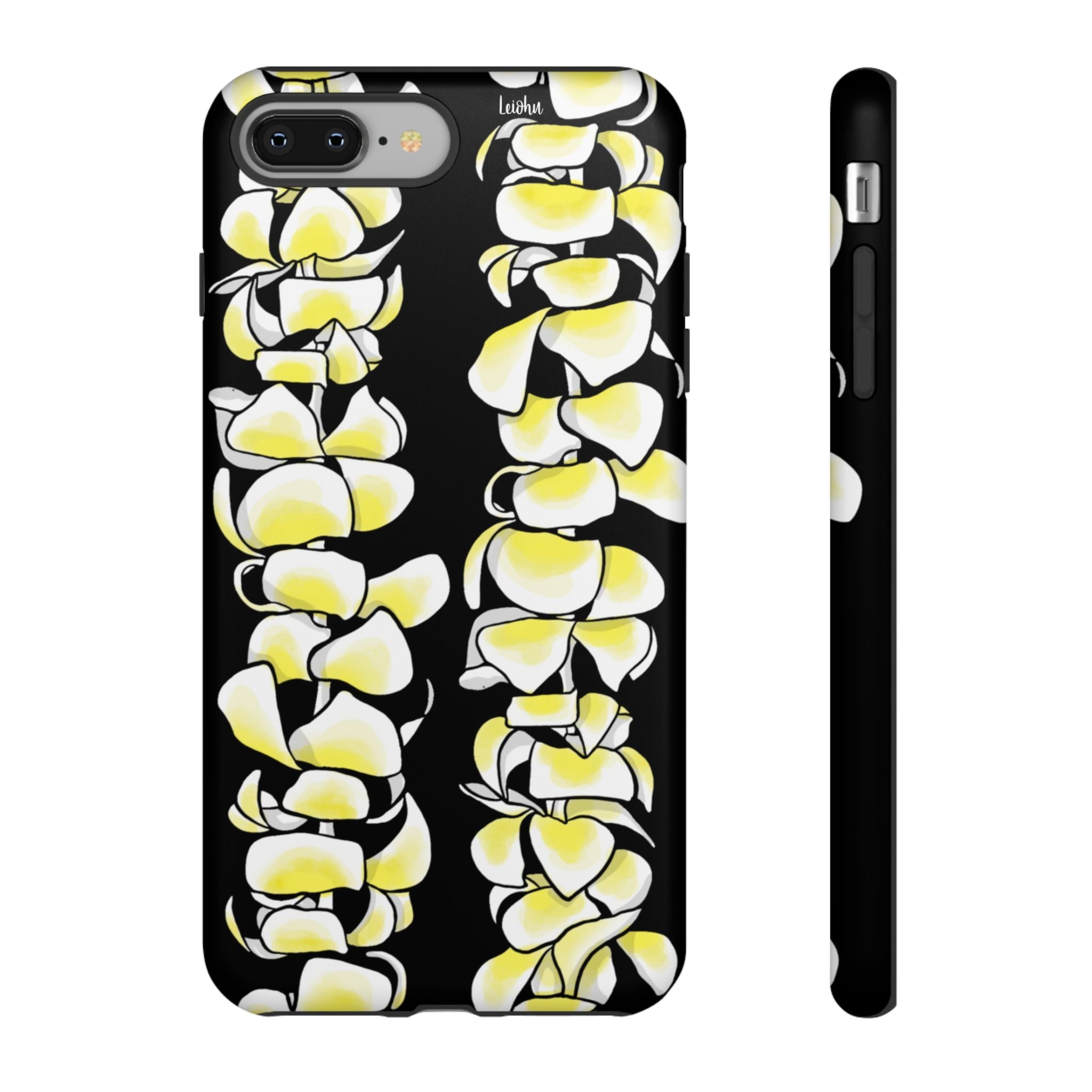 Plumeria Lei - Black - LEIOHU DESIGNS