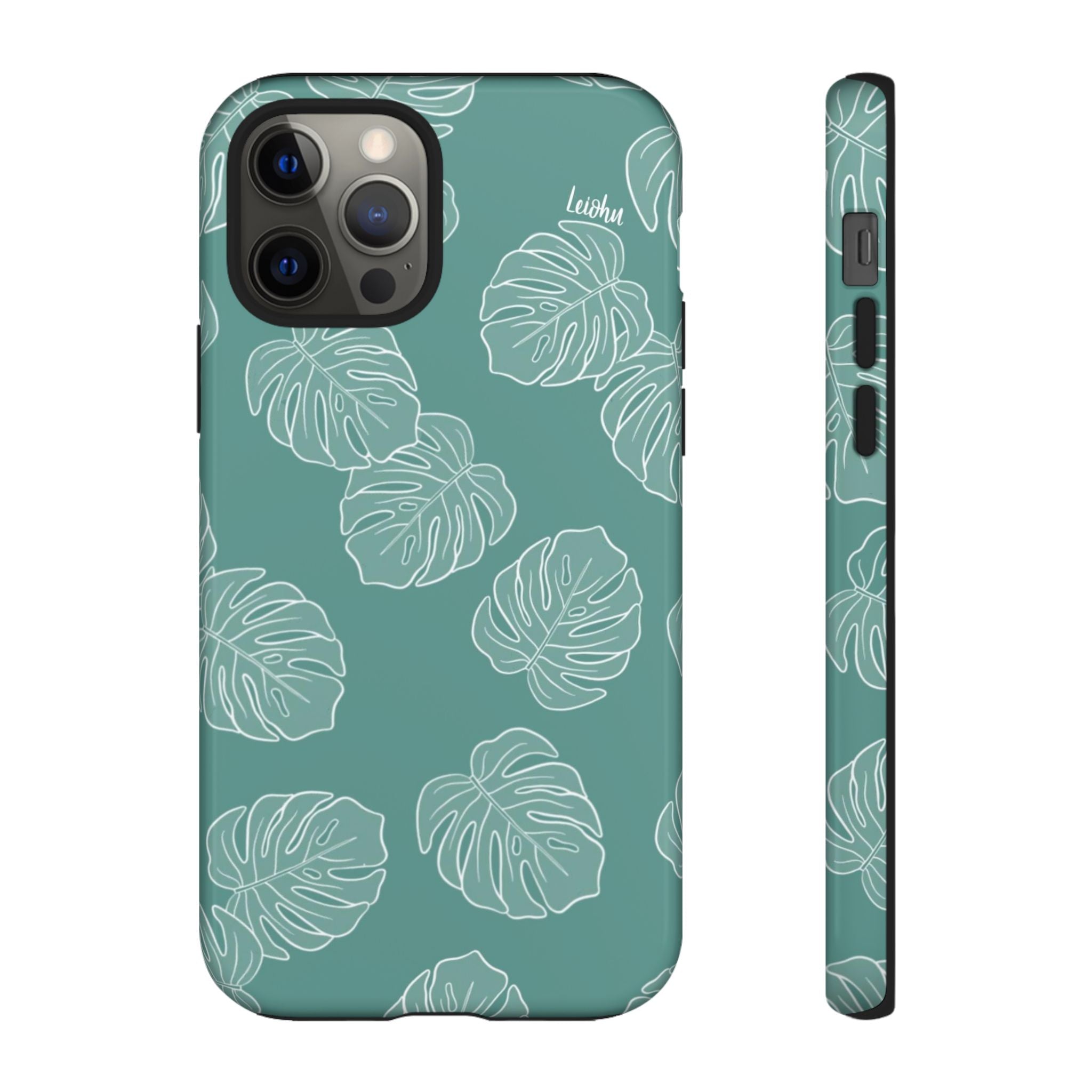 Monstera Teal - LEIOHU DESIGNS