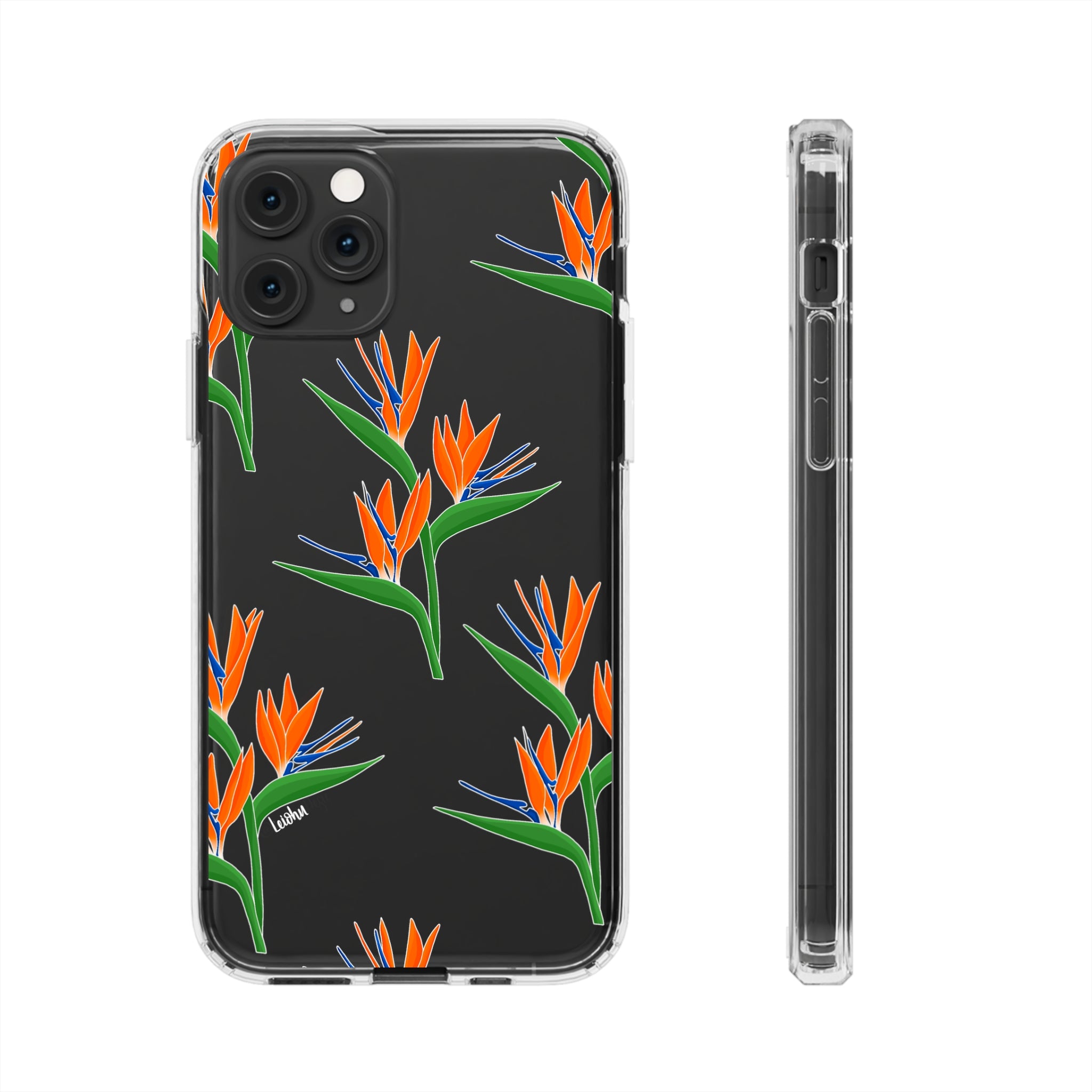 Bird of Paradise - Clear Case - LEIOHU DESIGNS