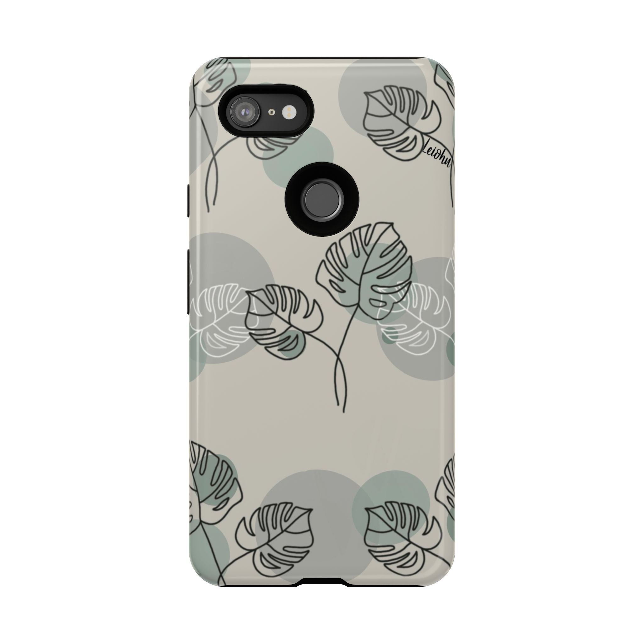 Retro - Monstera - Google Pixel - LEIOHU DESIGNS