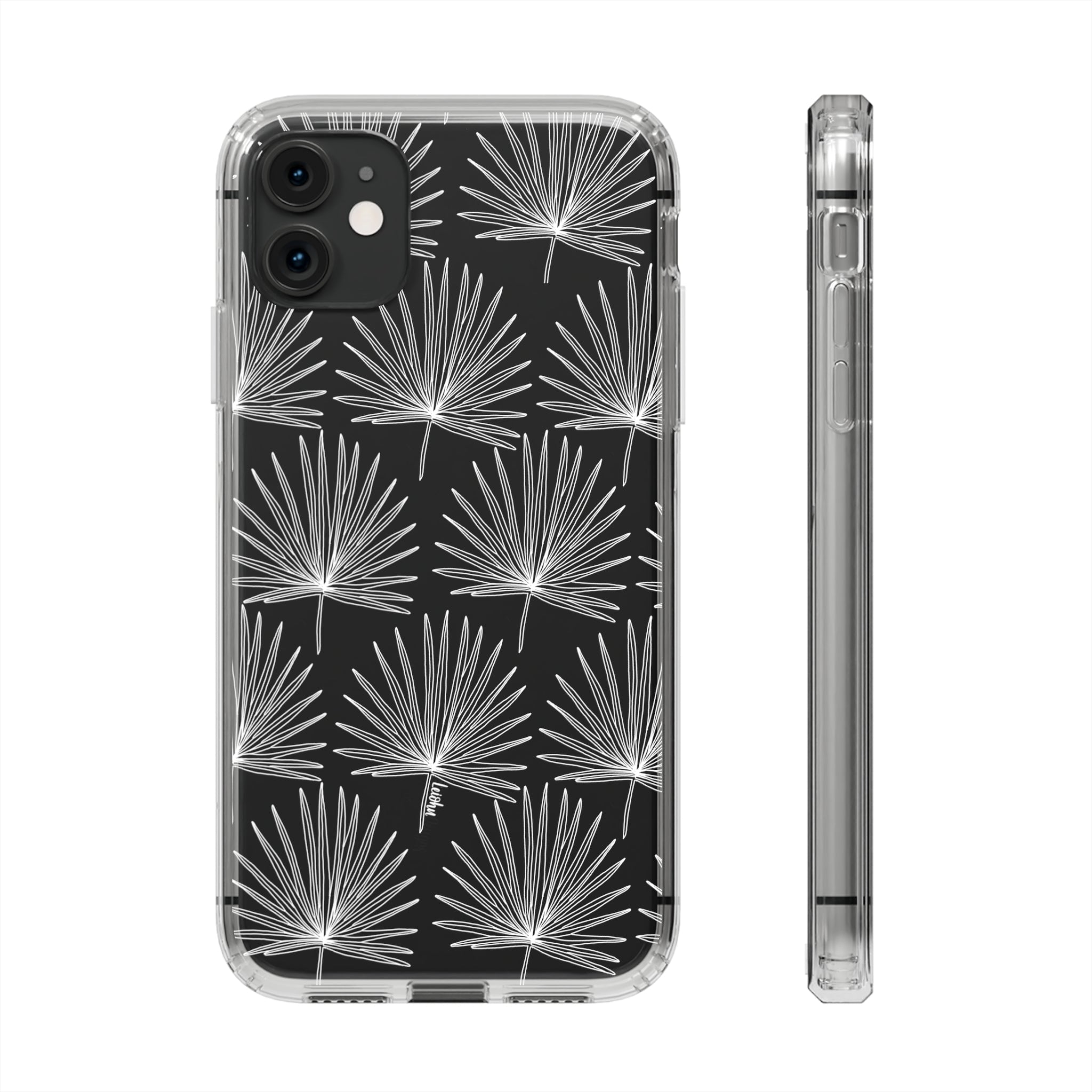 FAN PALM - Clear Case - LEIOHU DESIGNS
