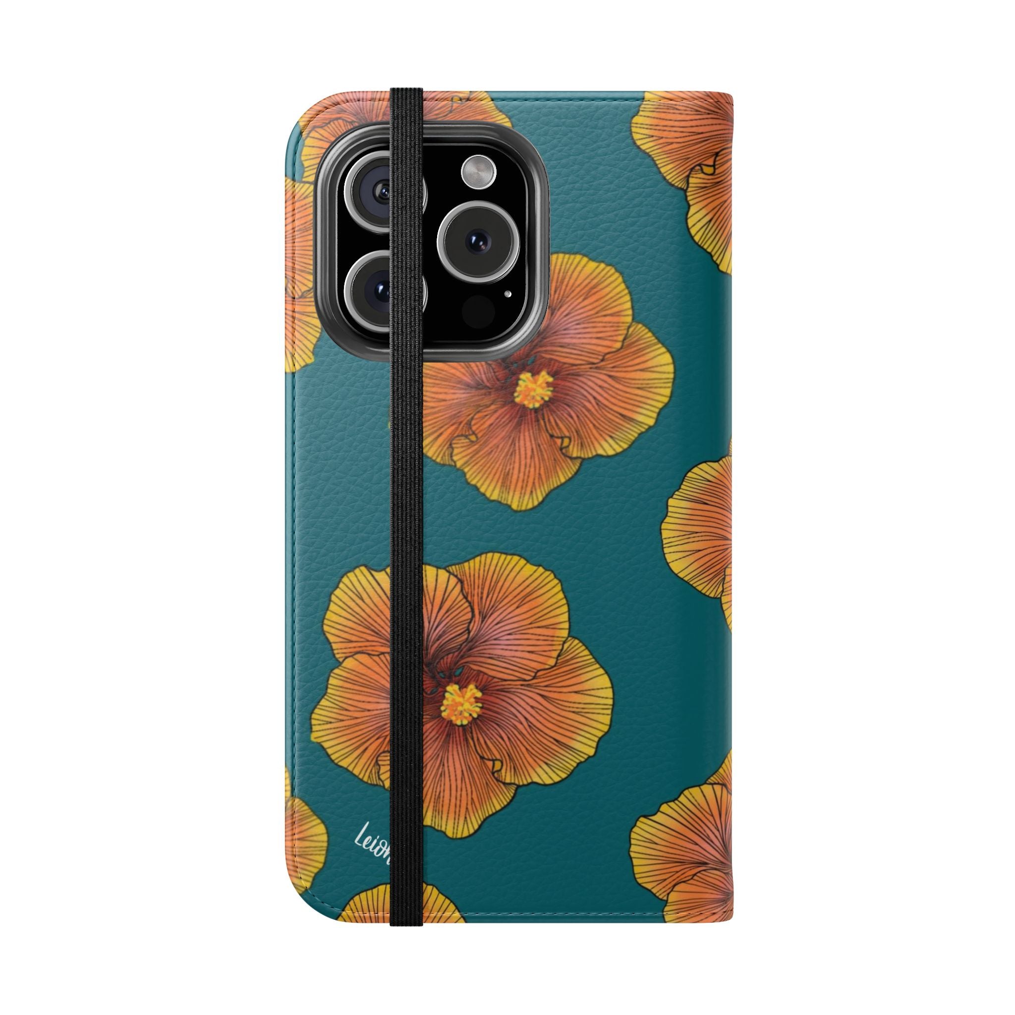 Sunrise Hibiscus - Folio case - LEIOHU DESIGNS
