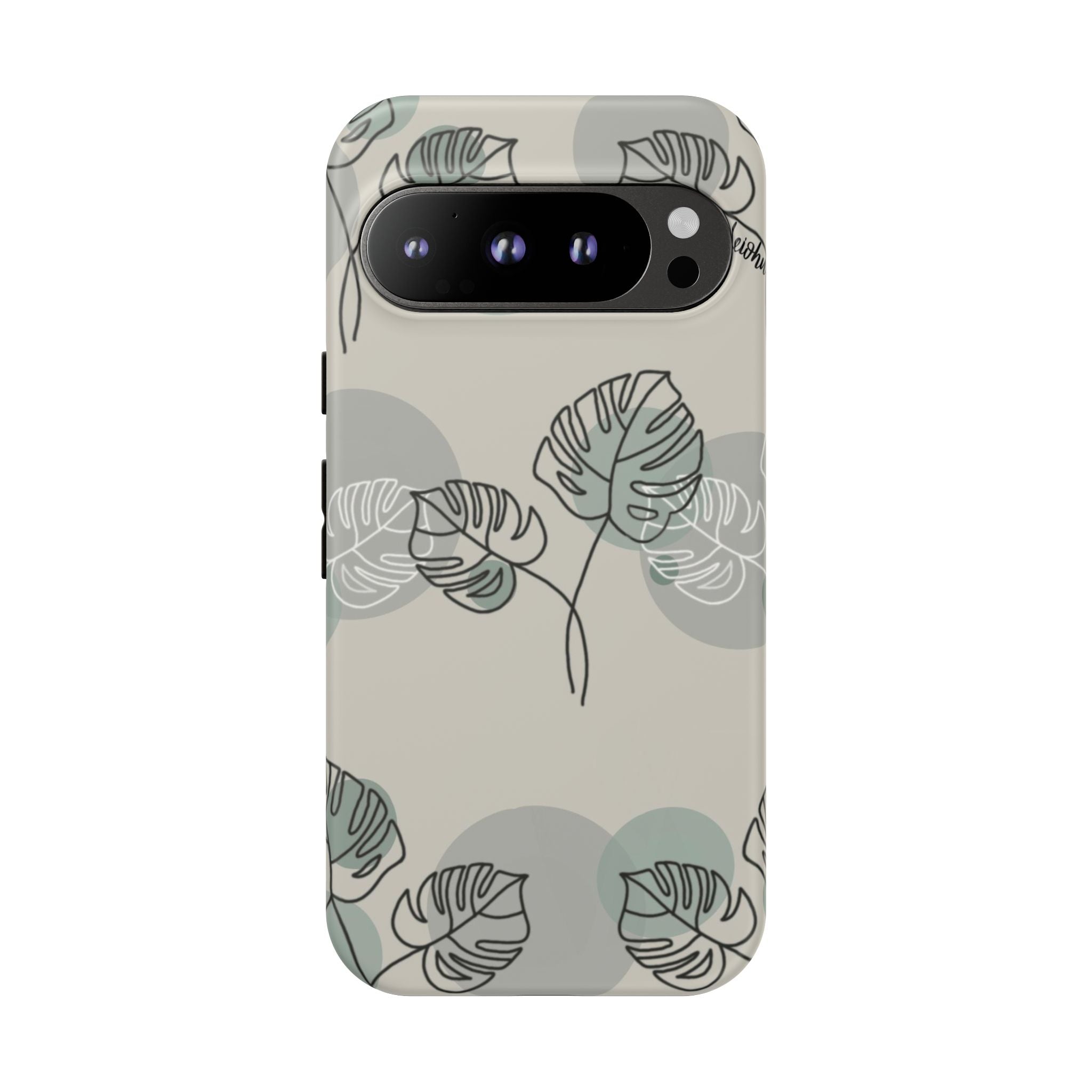 Retro - Monstera - Google Pixel - LEIOHU DESIGNS