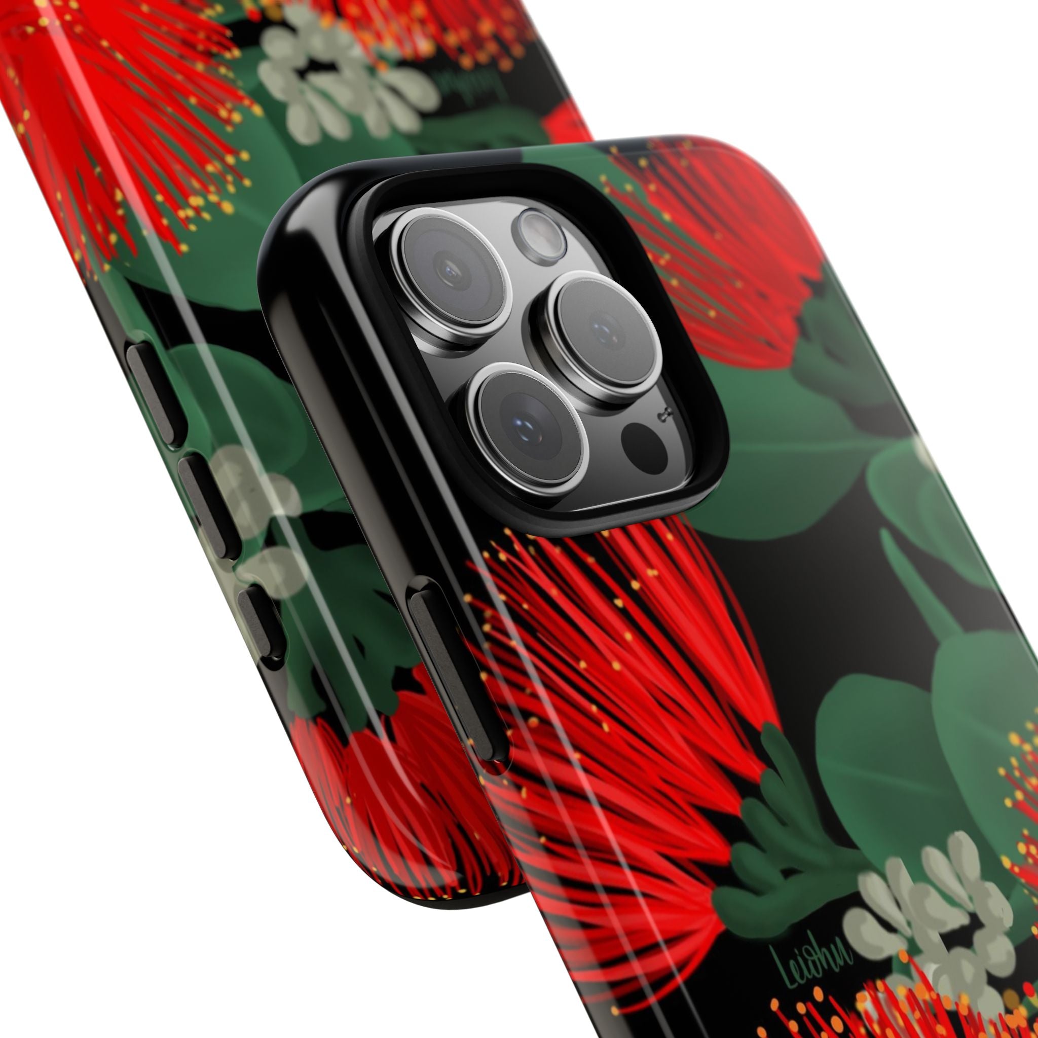 'Ōhi'a Lehua - 'Ele'ele - LEIOHU DESIGNS