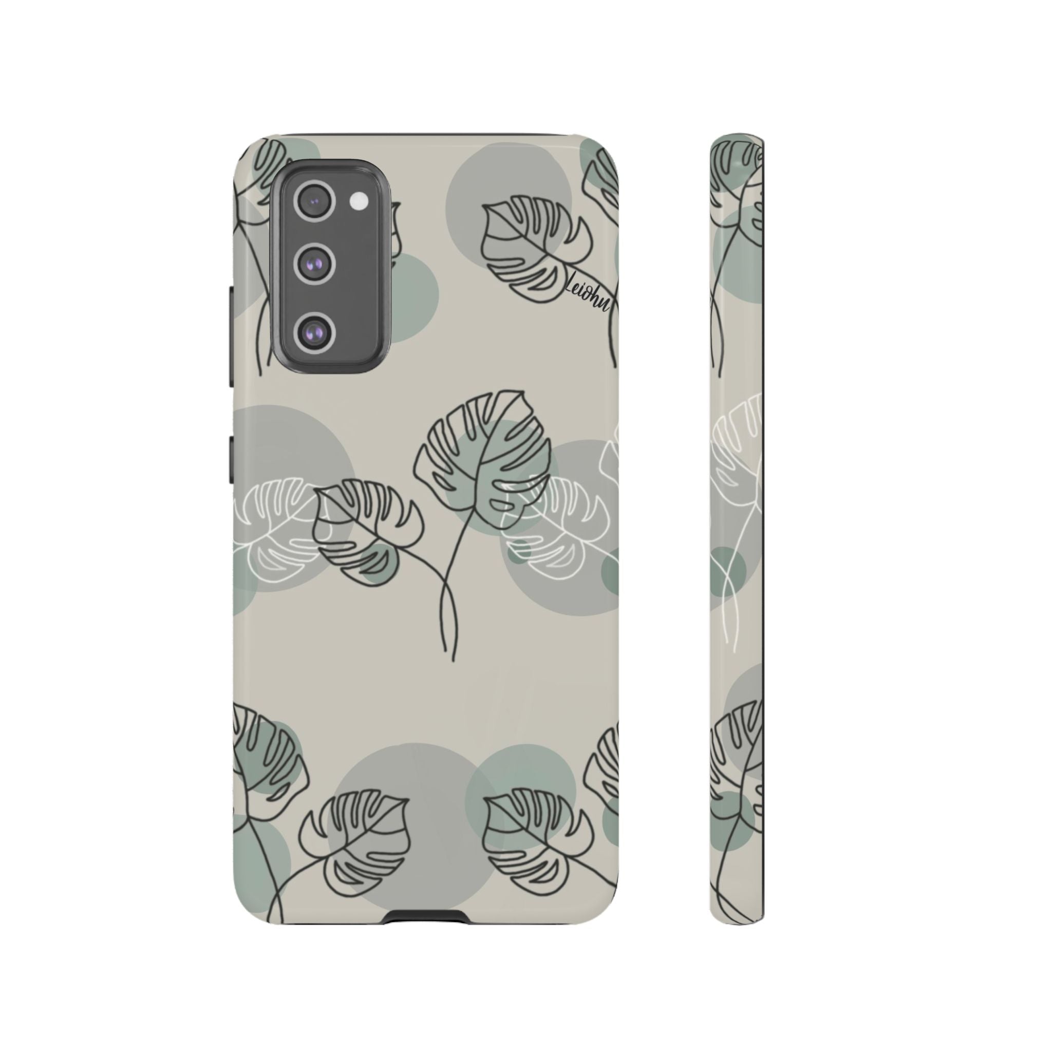 Retro Monstera - Samsung Galaxy - LEIOHU DESIGNS