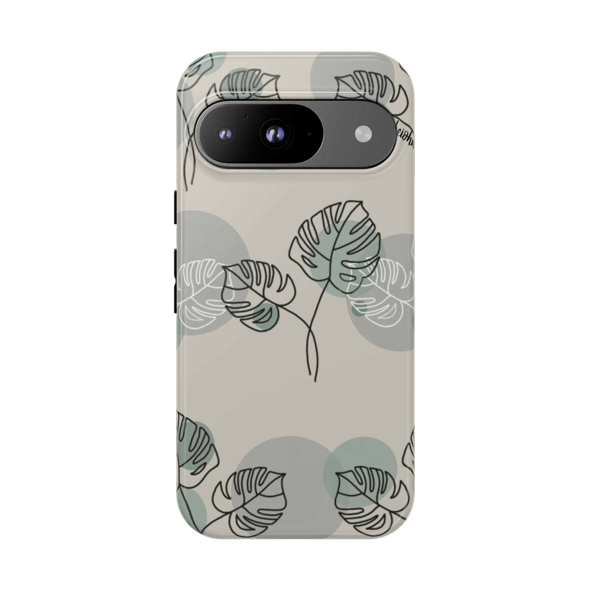 Retro - Monstera - Google Pixel - LEIOHU DESIGNS