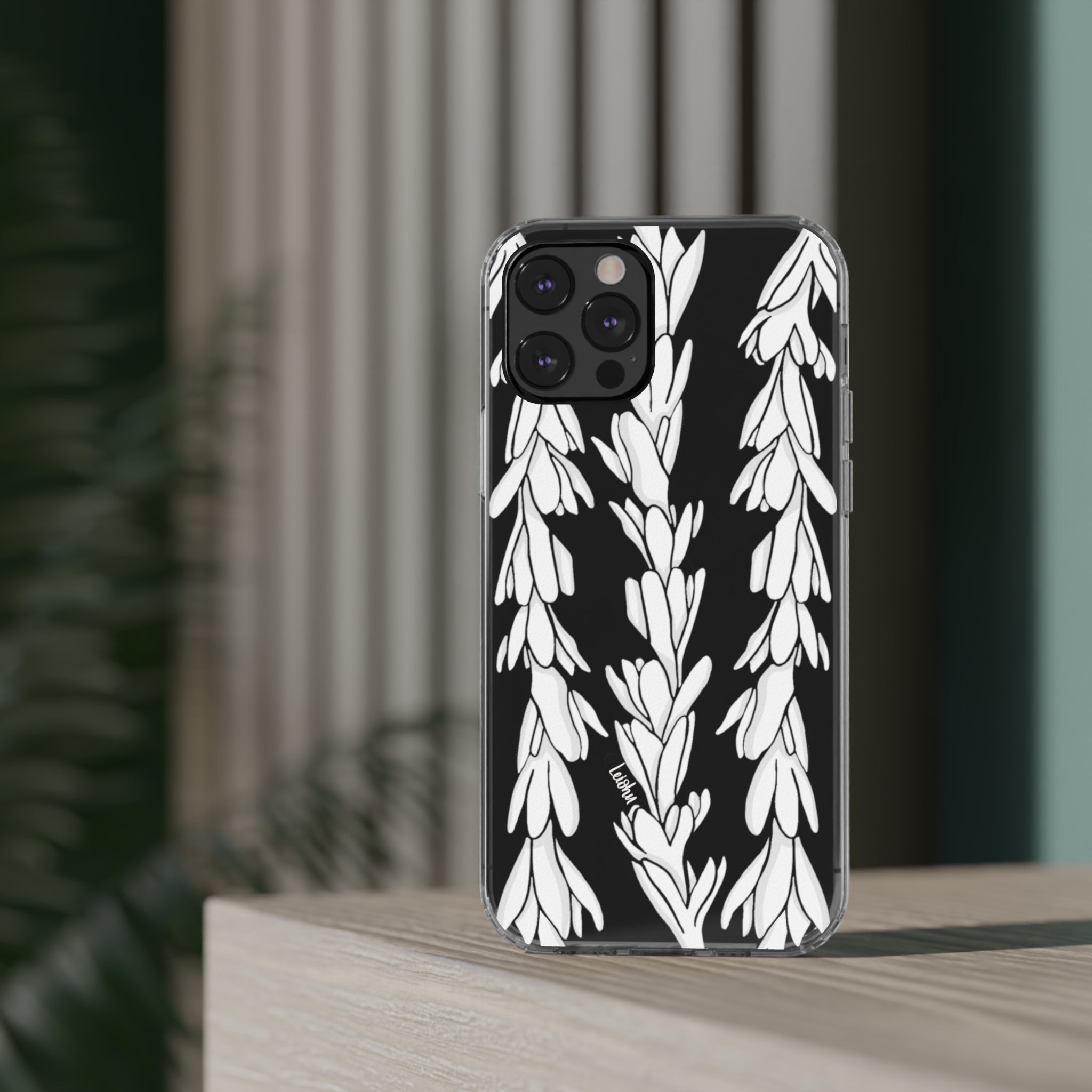 Tuberose Lei - Clear Case - LEIOHU DESIGNS