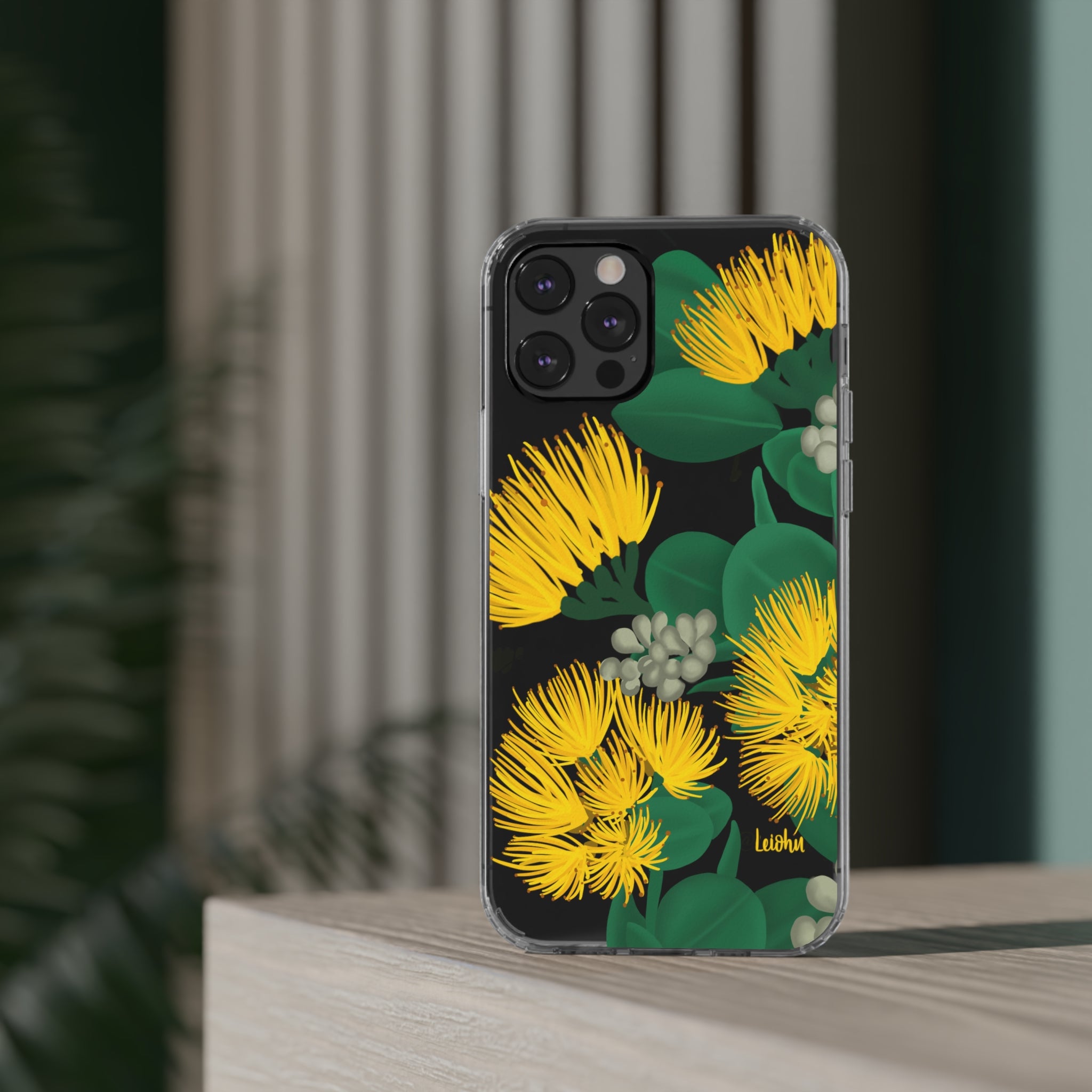 Ohi'a Lehua - Melemele - Clear Case - LEIOHU DESIGNS