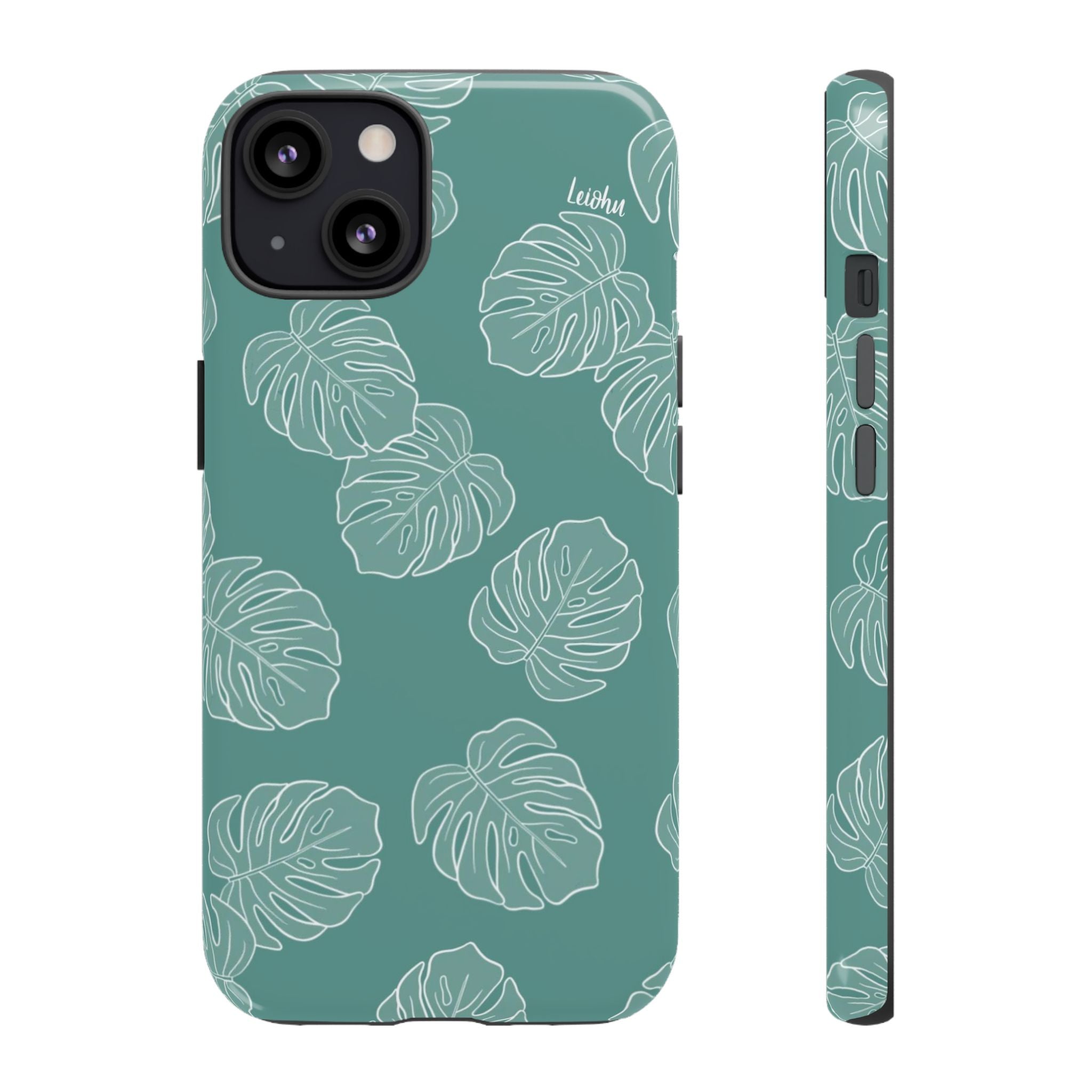 Monstera Teal - LEIOHU DESIGNS