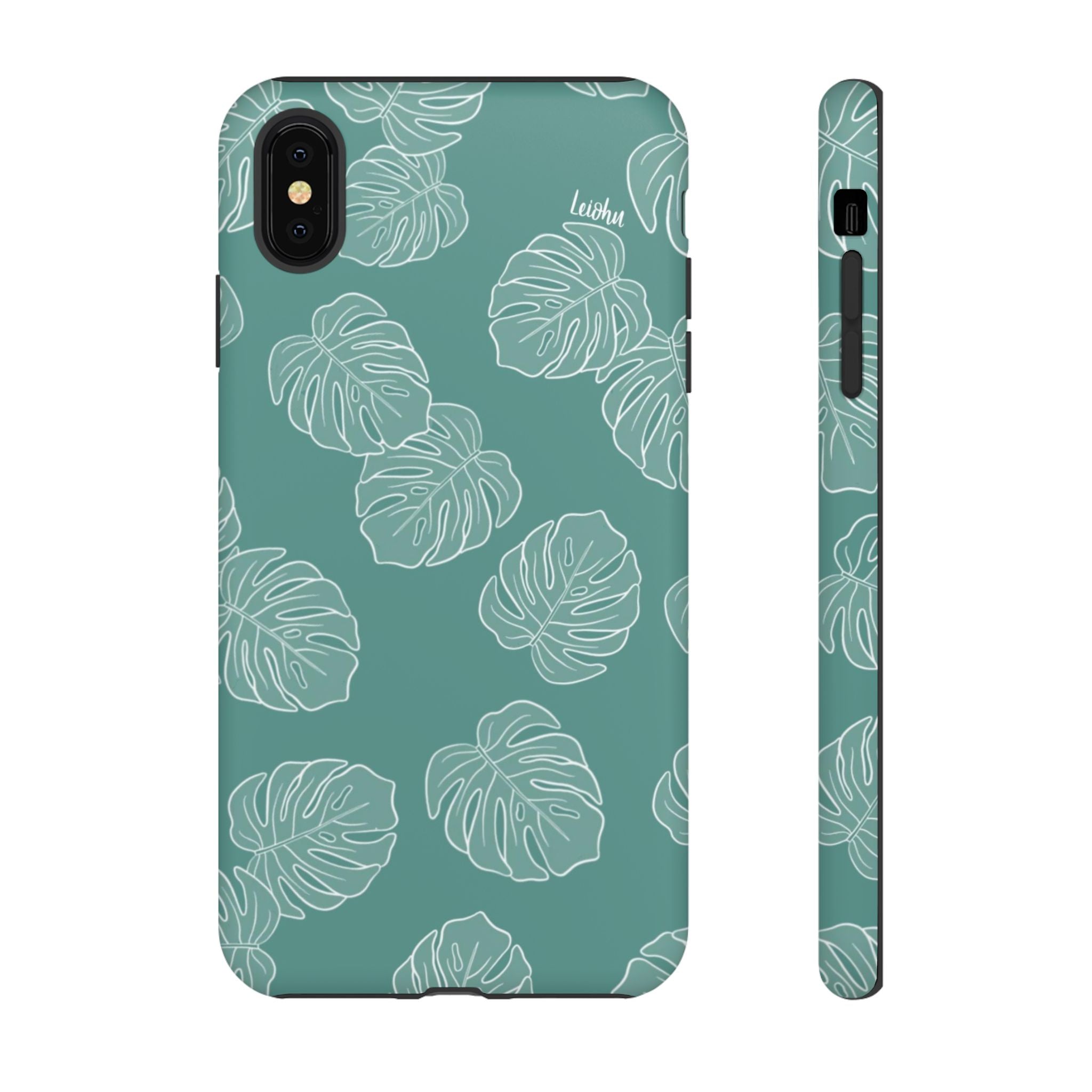 Monstera Teal - LEIOHU DESIGNS