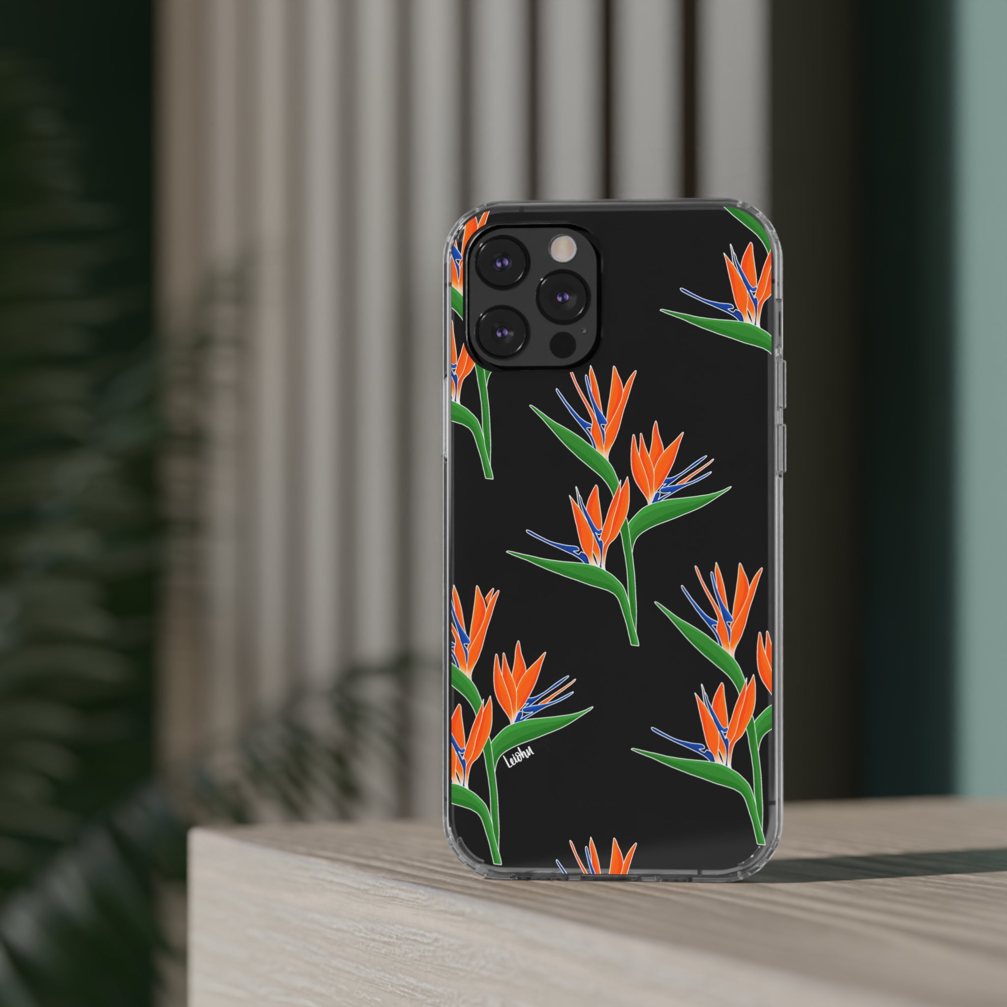 Bird of Paradise - Clear Case - LEIOHU DESIGNS